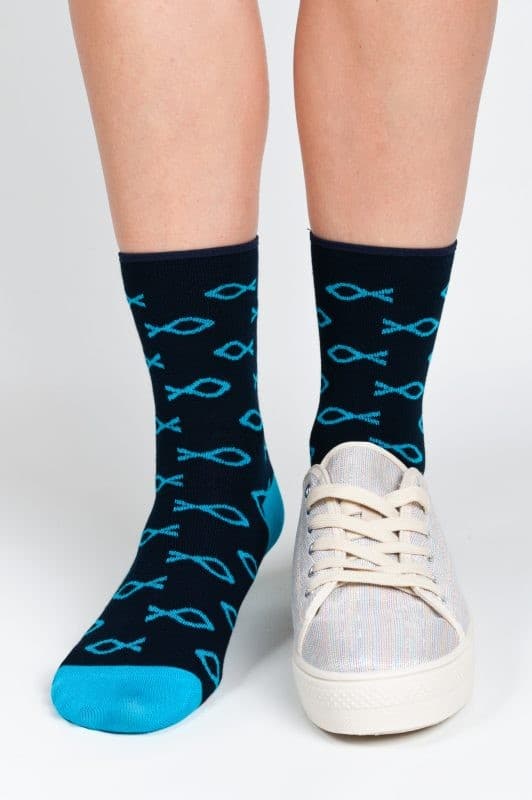 SKARPETY DAMSKIE BAMBUS WZÓR