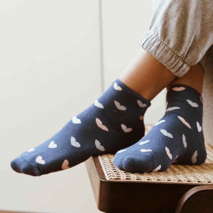 SKARPETY DAMSKIE FROTTE WALENTYNKI 123 SALE