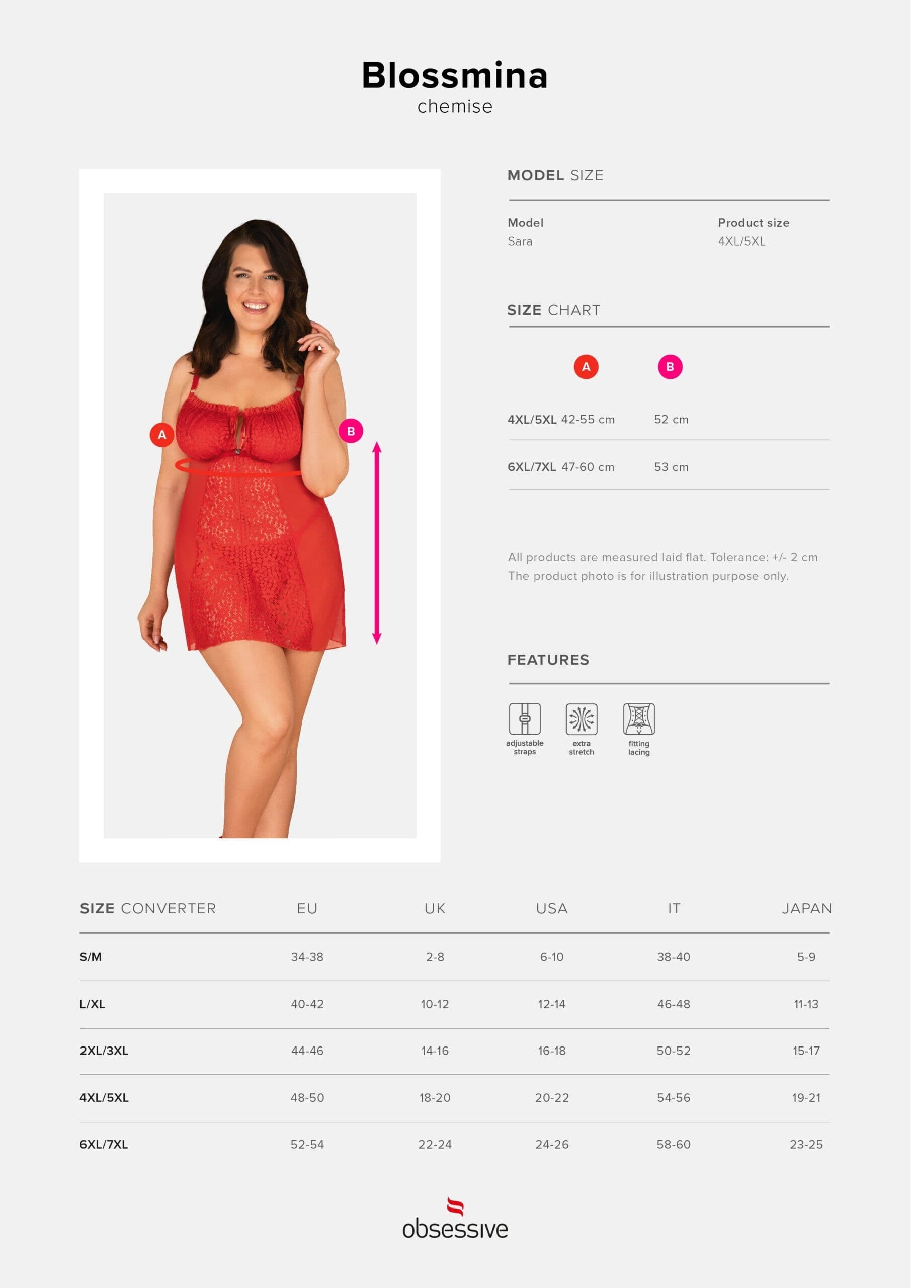 KOSZULKA BLOSSMINA CHEMISE R.4XL-7XL