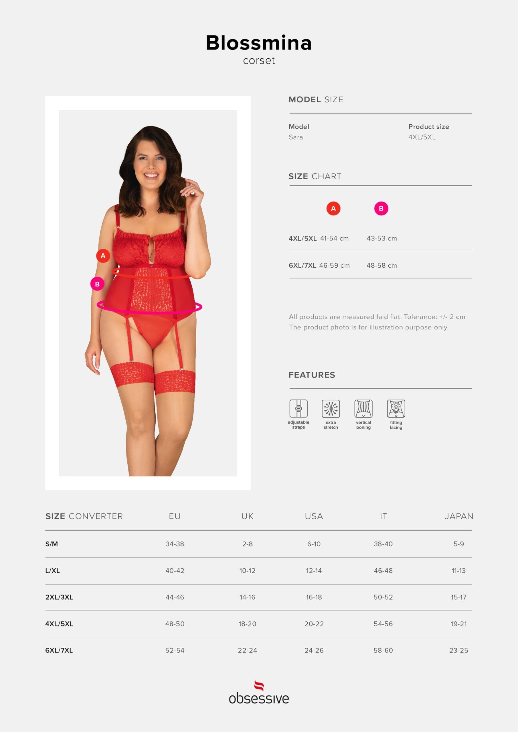 GORSET I STRINGI BLOSSMINA R.4XL-7XL