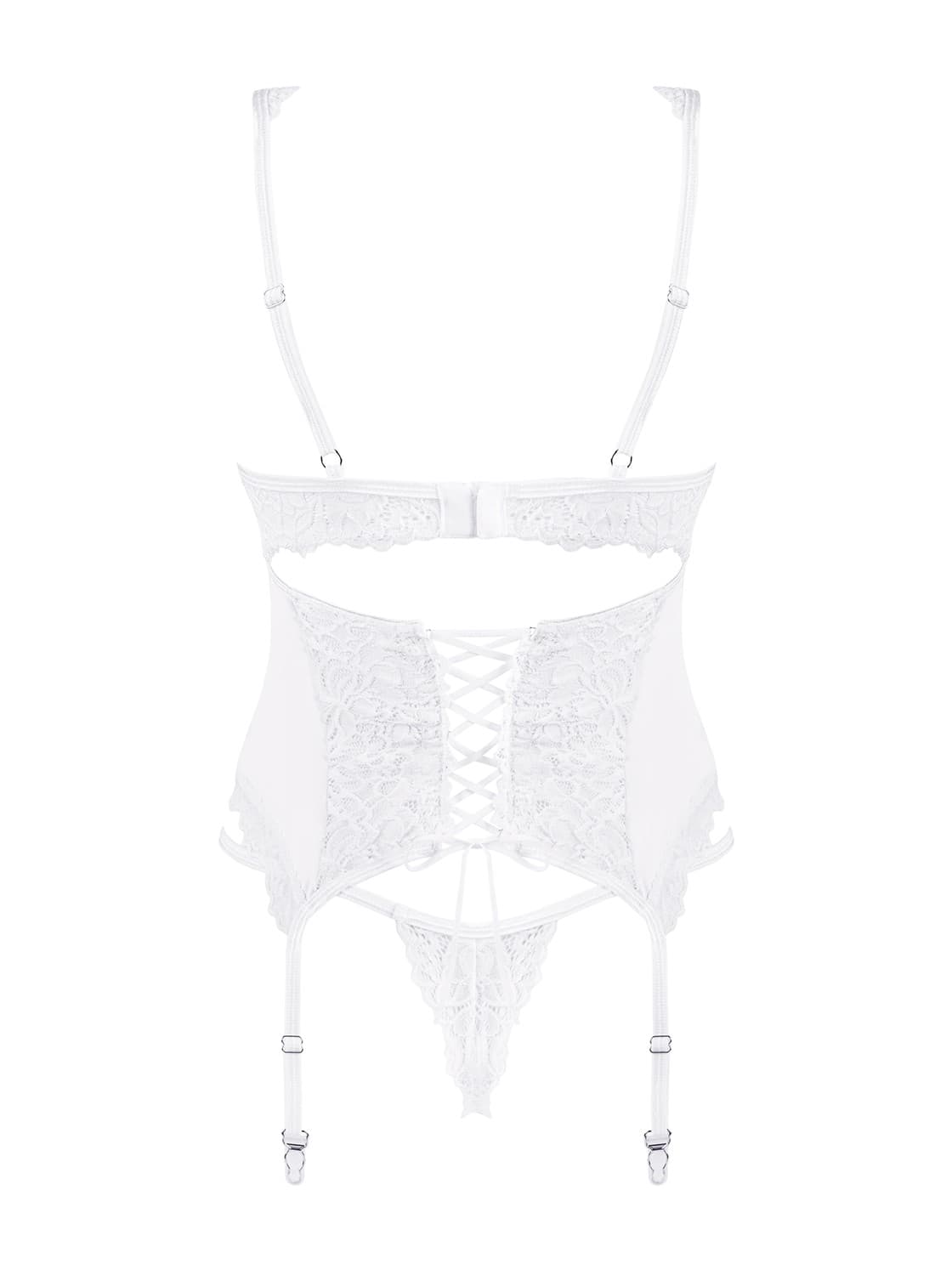 GORSET I STRINGI AMOR BLANCO