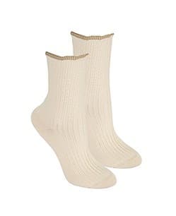 SKARPETY DAMSKIE BEZUCISKOWE Z FALBANKĄ