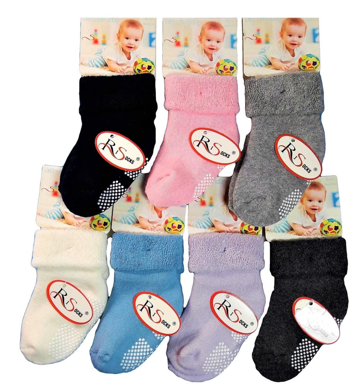 SKARPETY DZIECIĘCE FROTA GŁADKIE ABS SALE