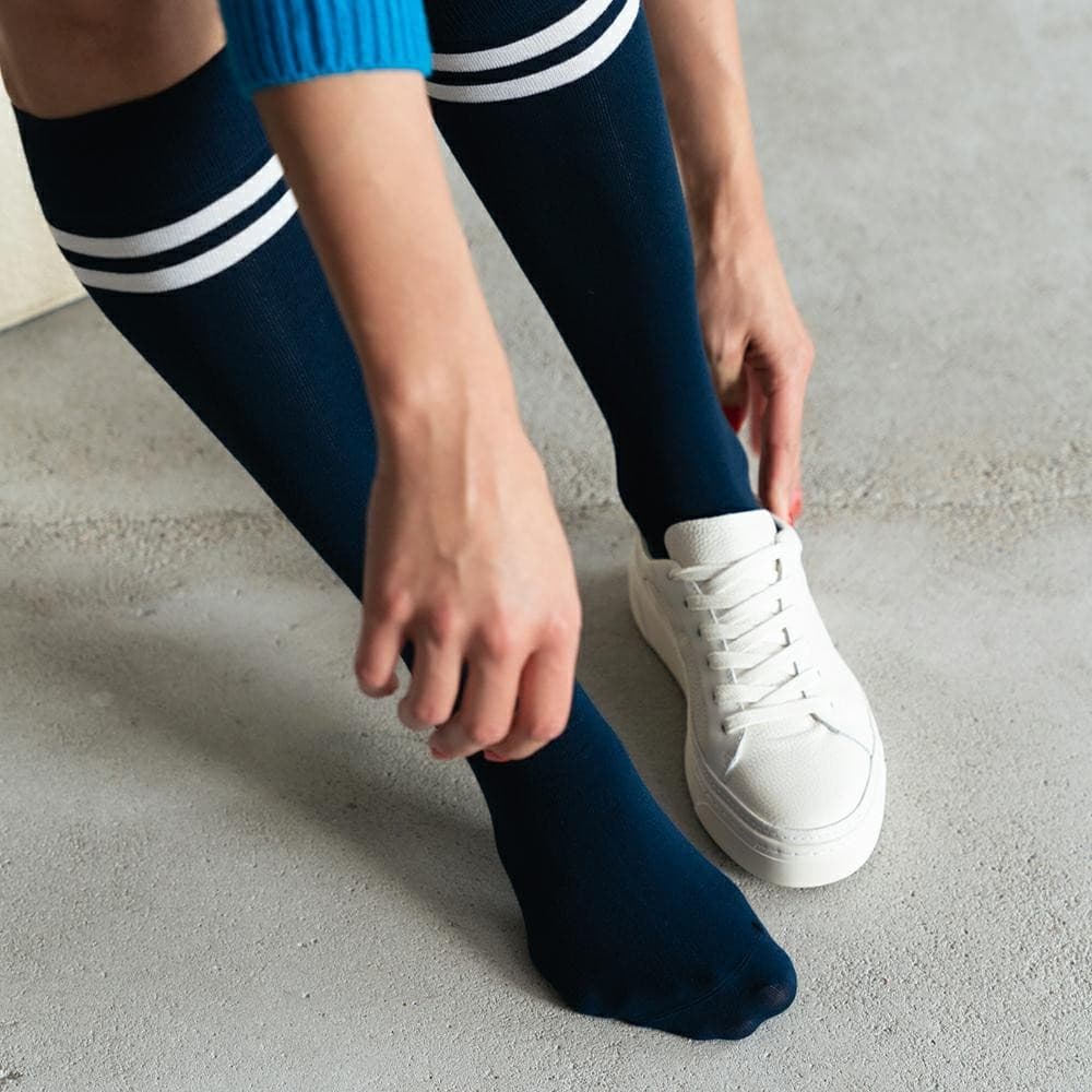 PODKOLANÓWKI DAMSKIE WZOROWANE 072