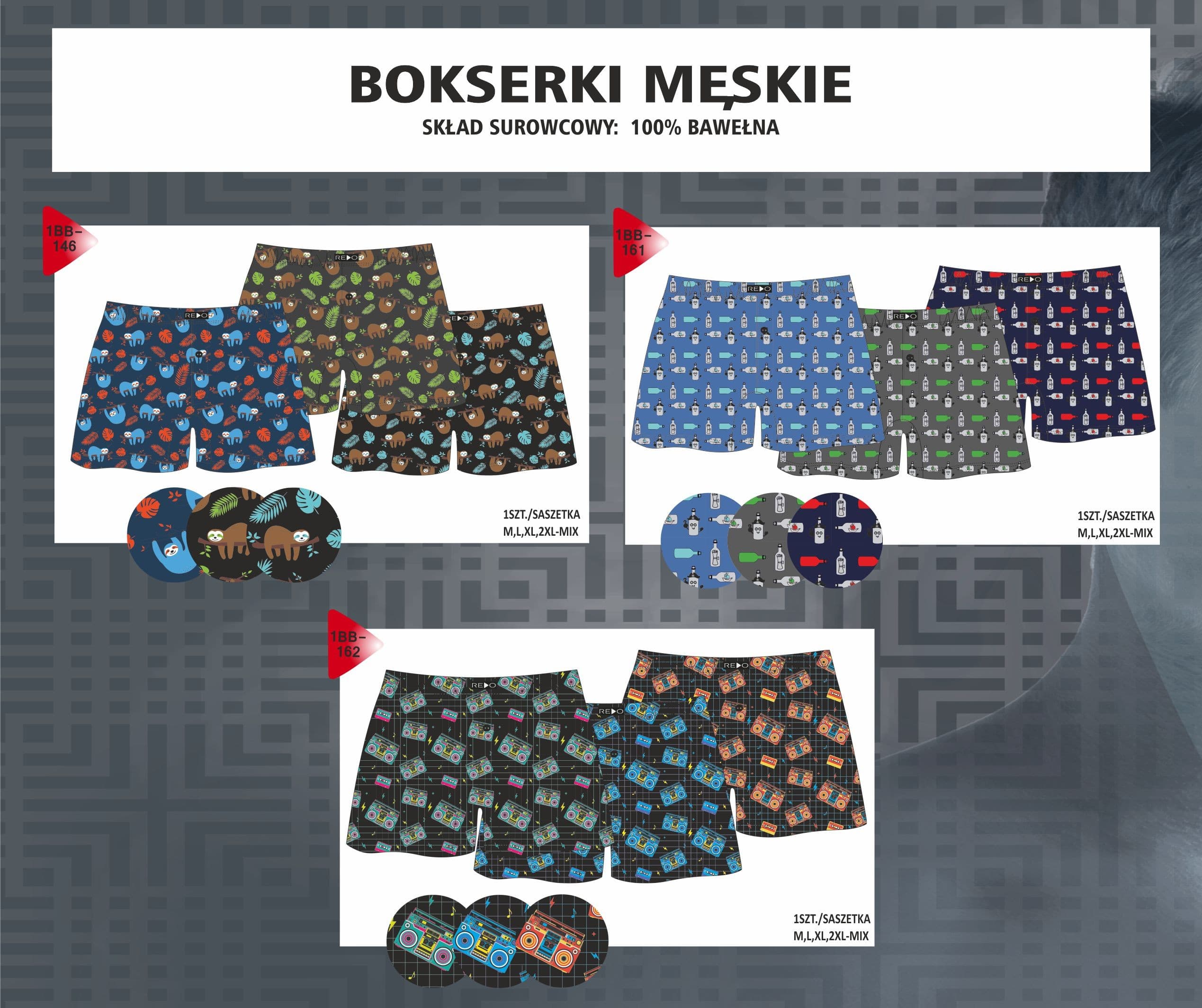 BOKSERKI BAWEŁNIANE SASZETKA 1BB-146