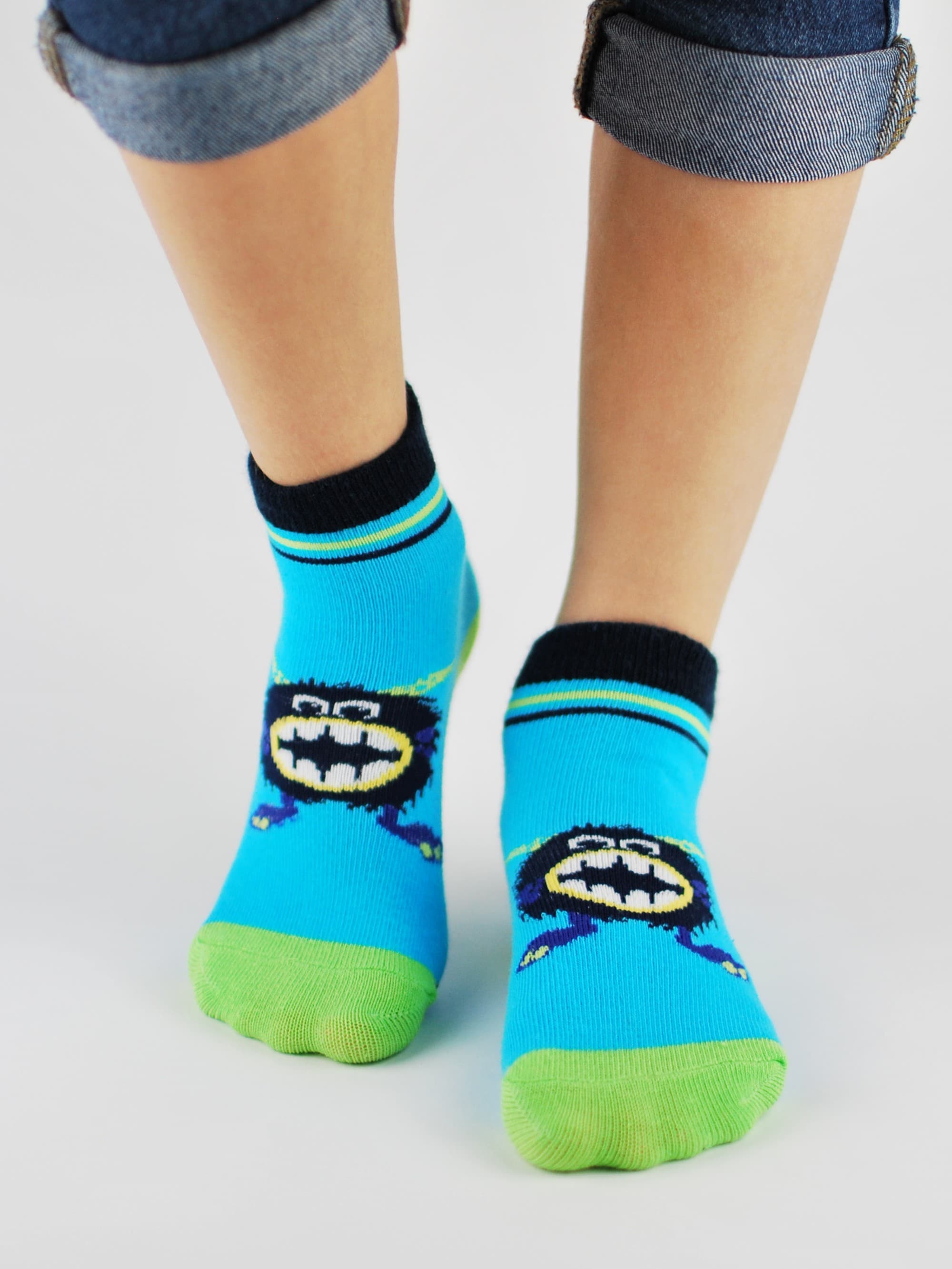 SKARPETY BAWEŁNIANE Z ABS SB007