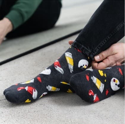 SKARPETY DAMSKIE KOLOROWE 078