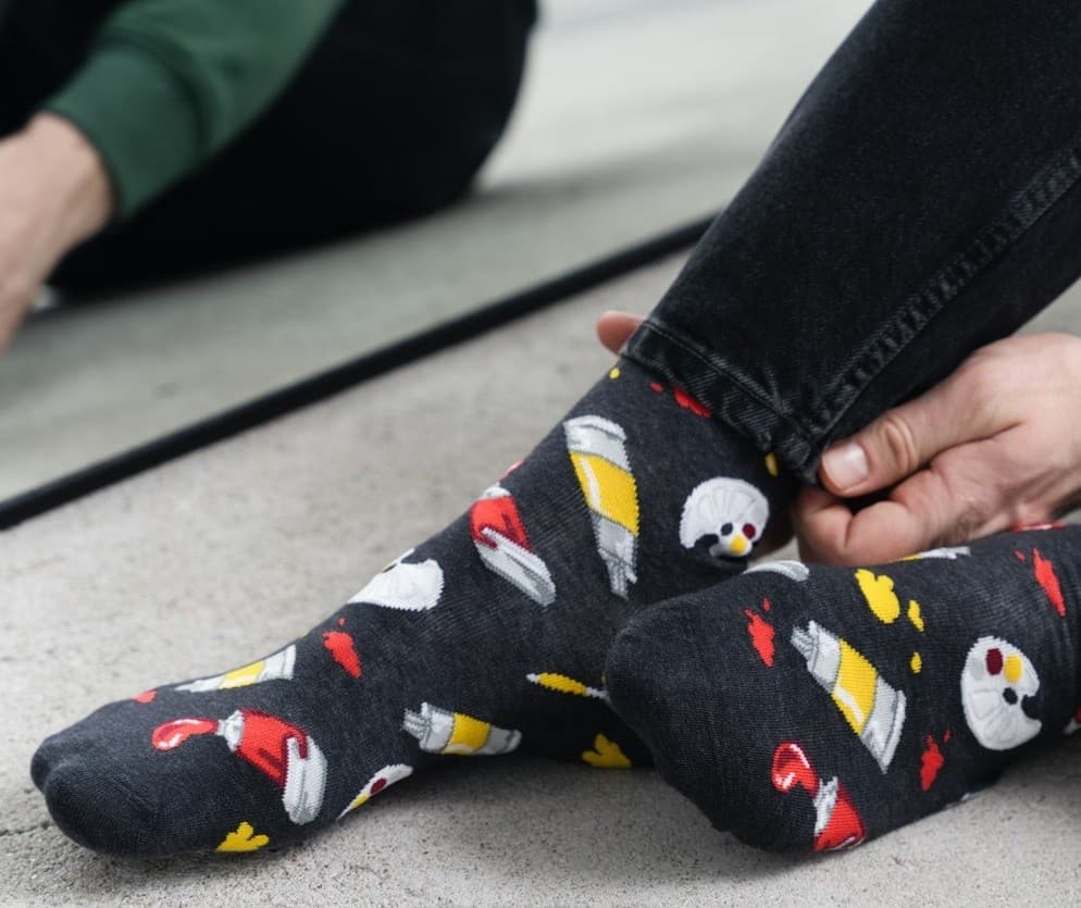 SKARPETY MĘSKIE KOLOROWE 079