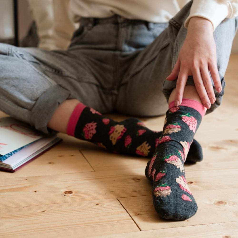 SKARPETKI DAMSKIE WZOROWANE 099