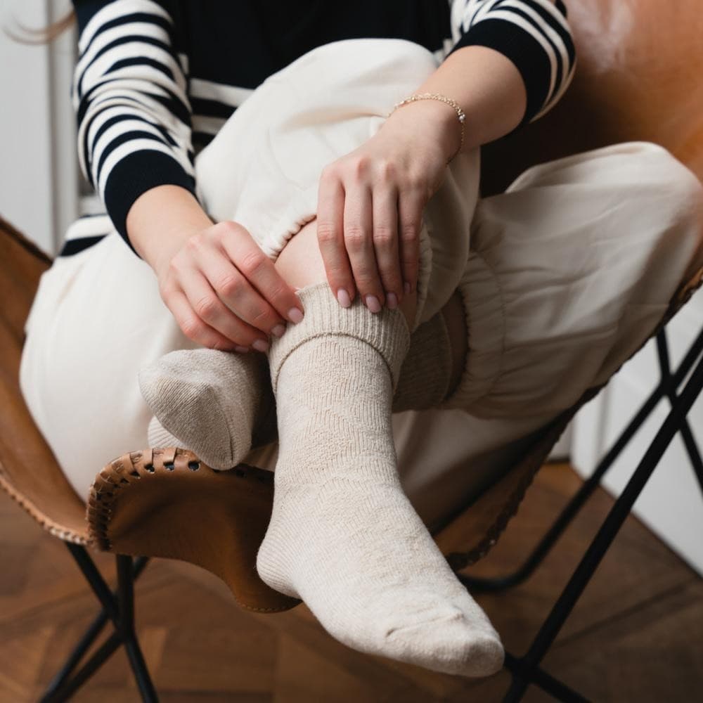 SKARPETY DAMSKIE WEŁNIANE 093