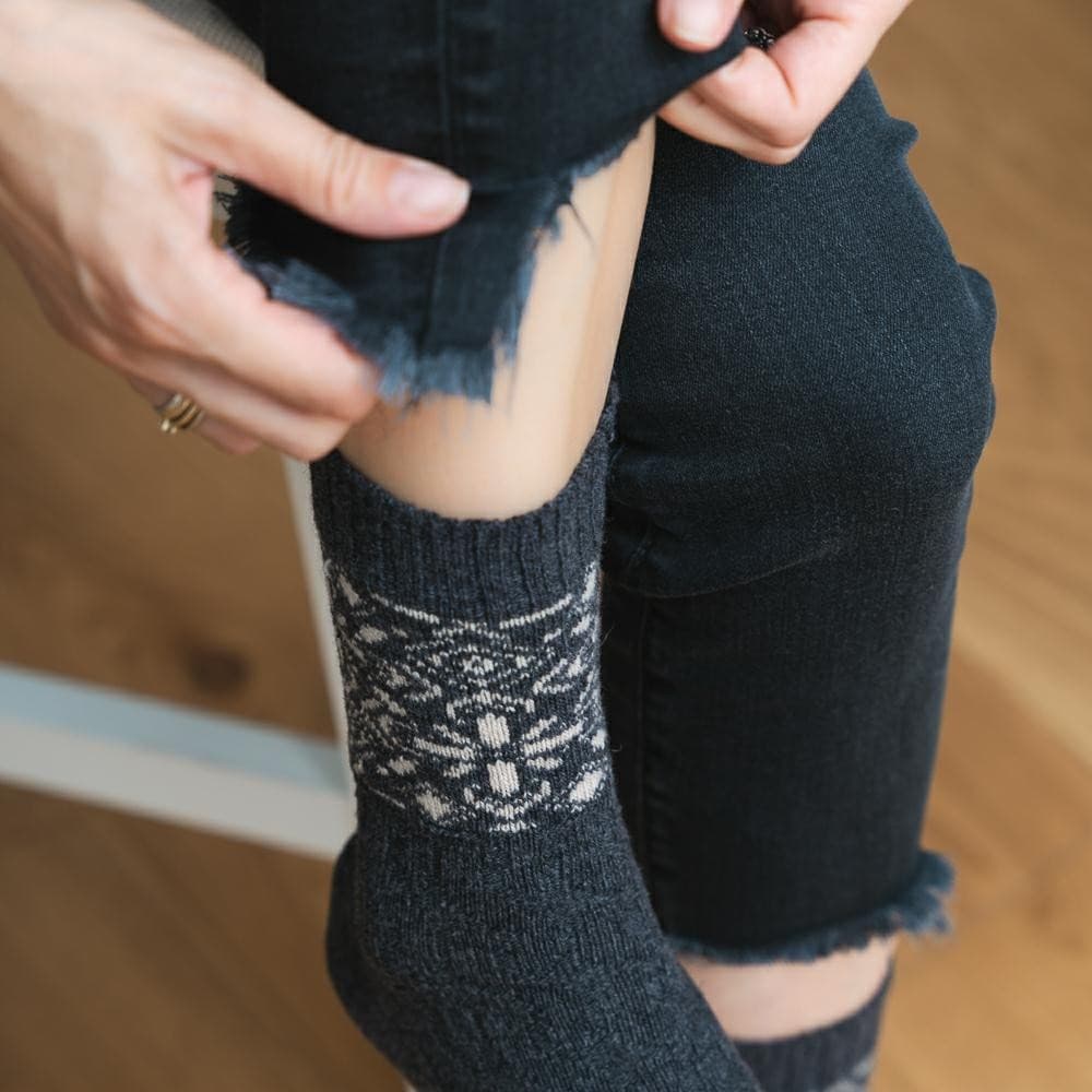 SKARPETY DAMSKIE WEŁNIANE 093