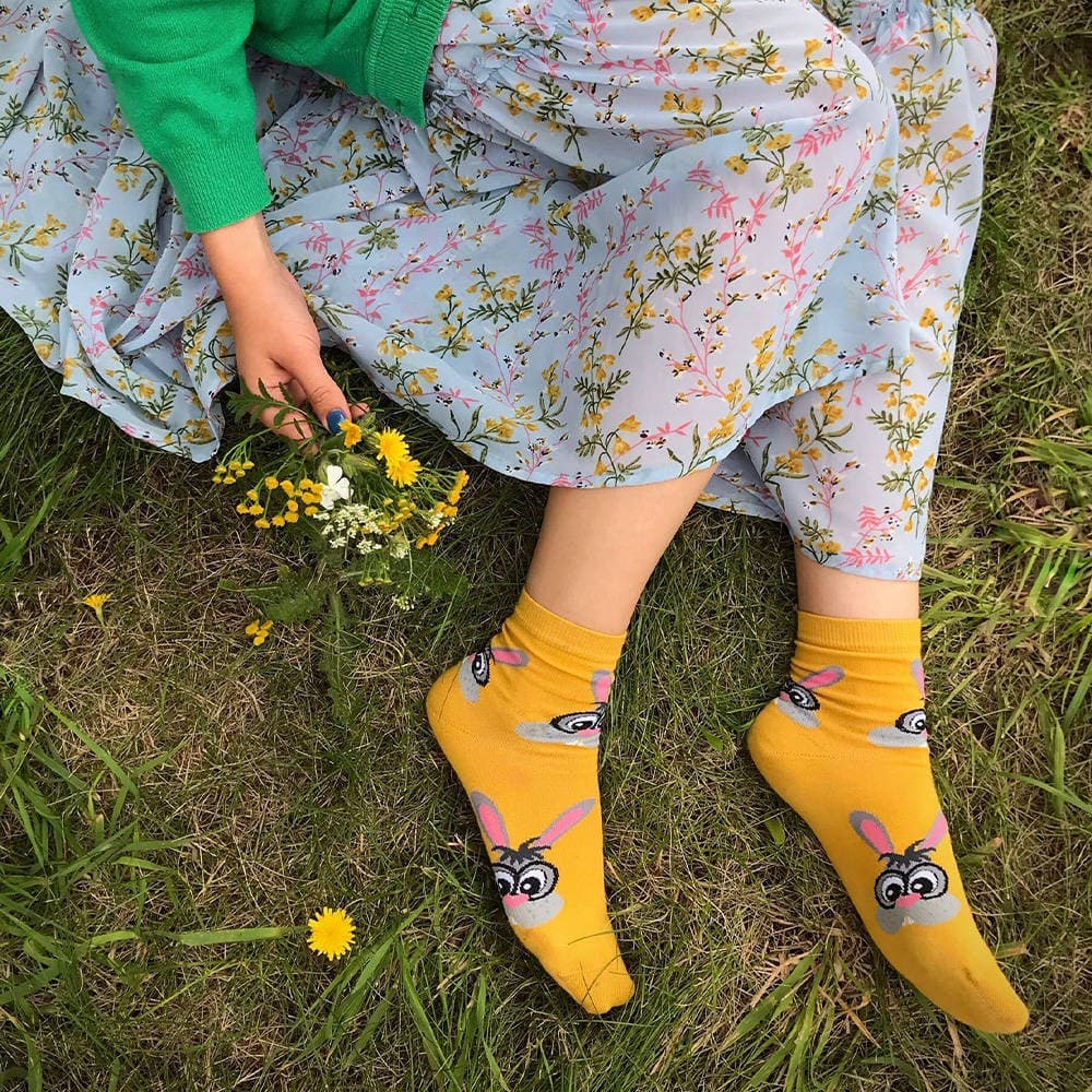 SKARPETKI WZOROWANE 11-15 LAT