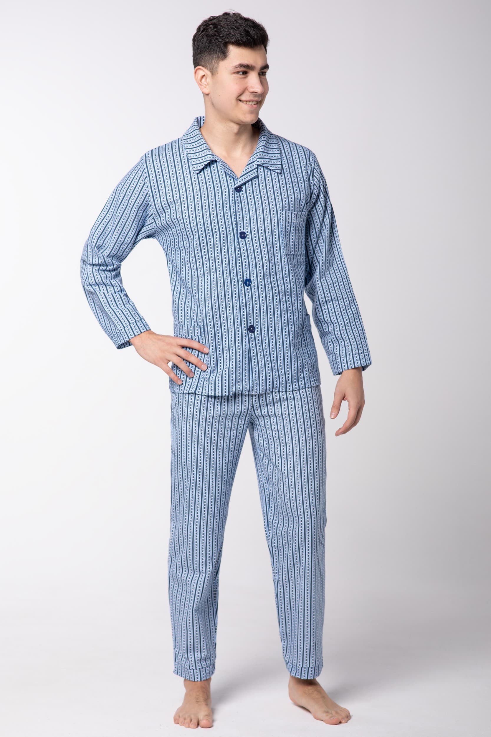 PIŻAMA MĘSKA FLANELA DR