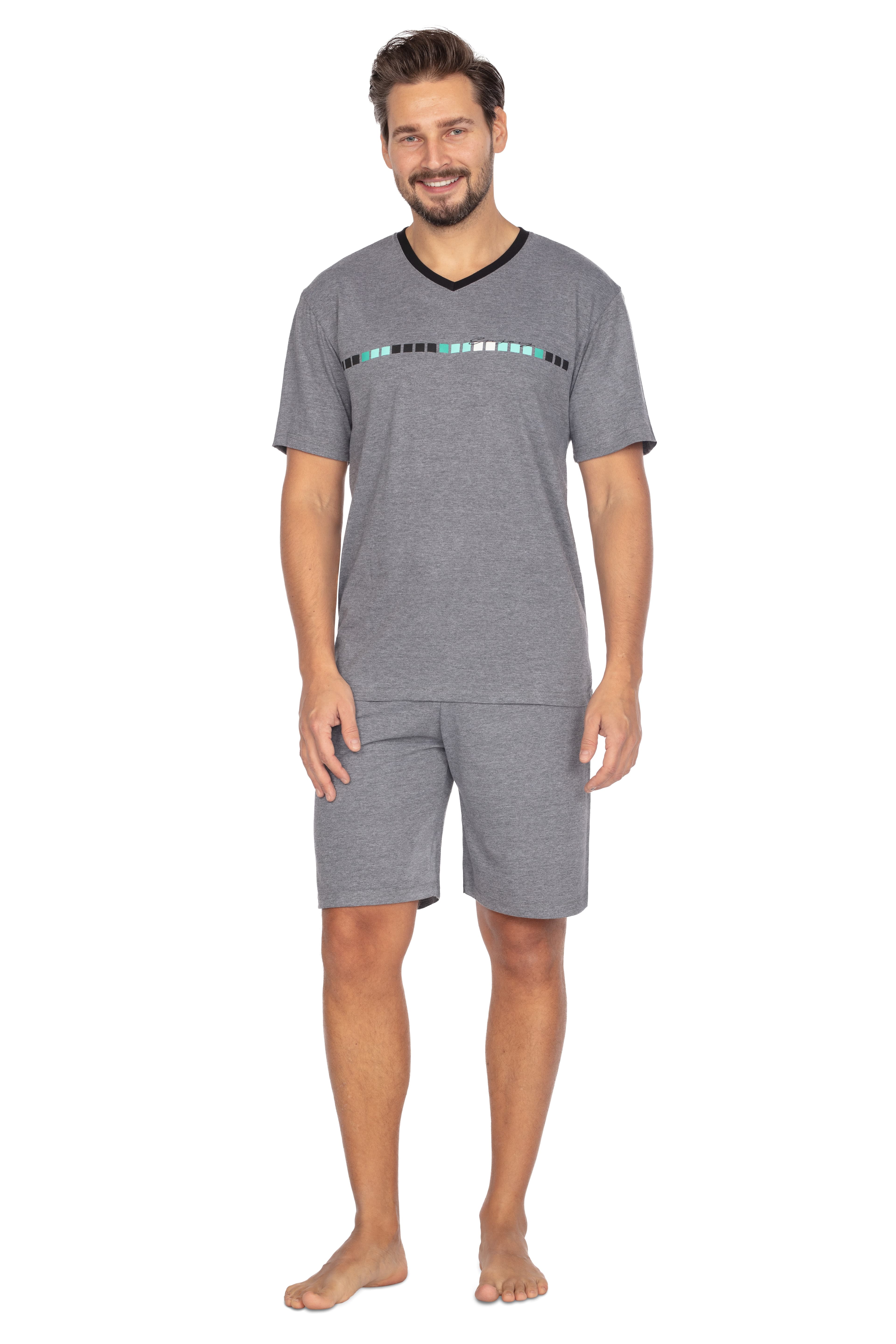 PIŻAMA MĘSKA 454A KR