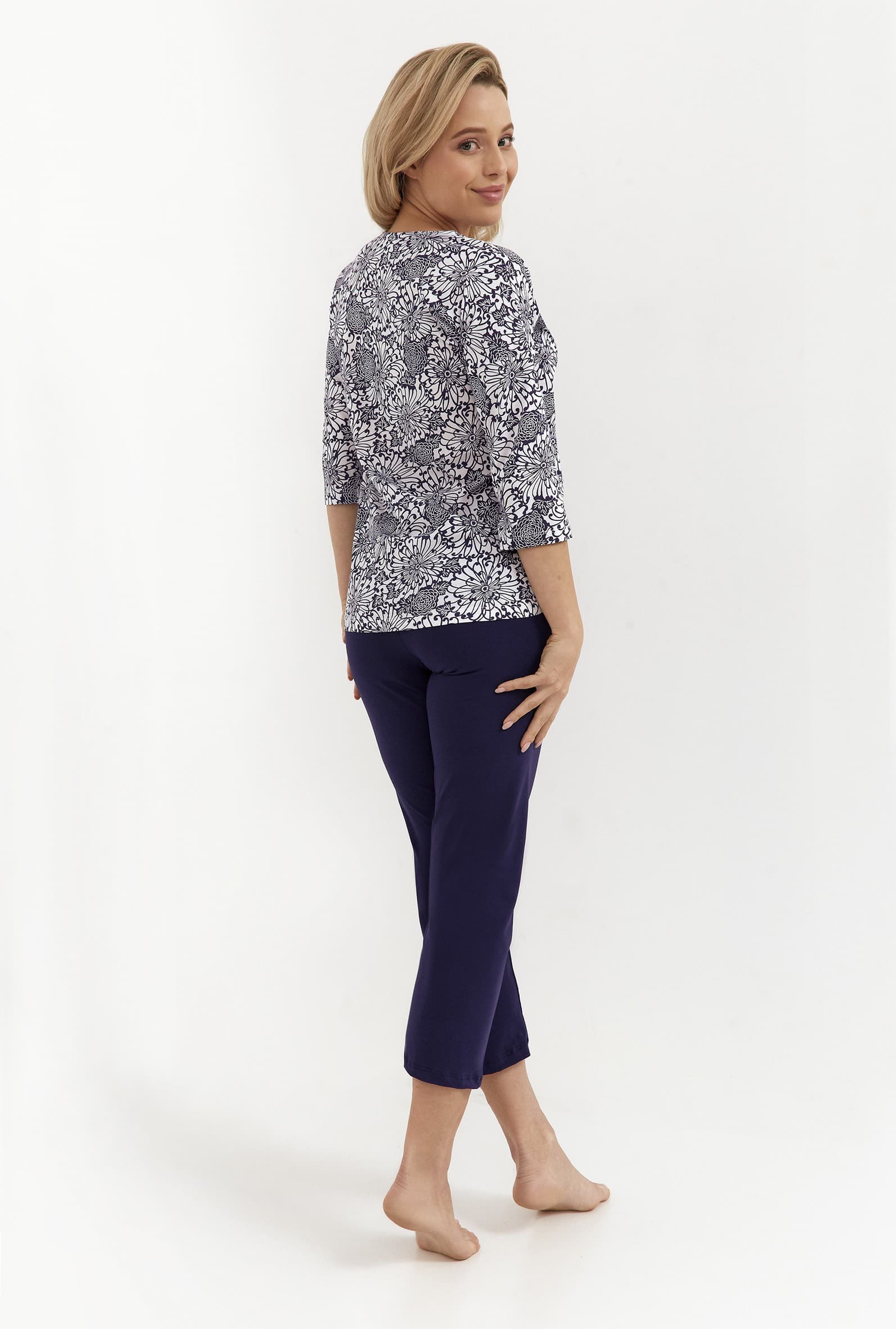 PIŻAMA DAMSKA 250 3/4 R