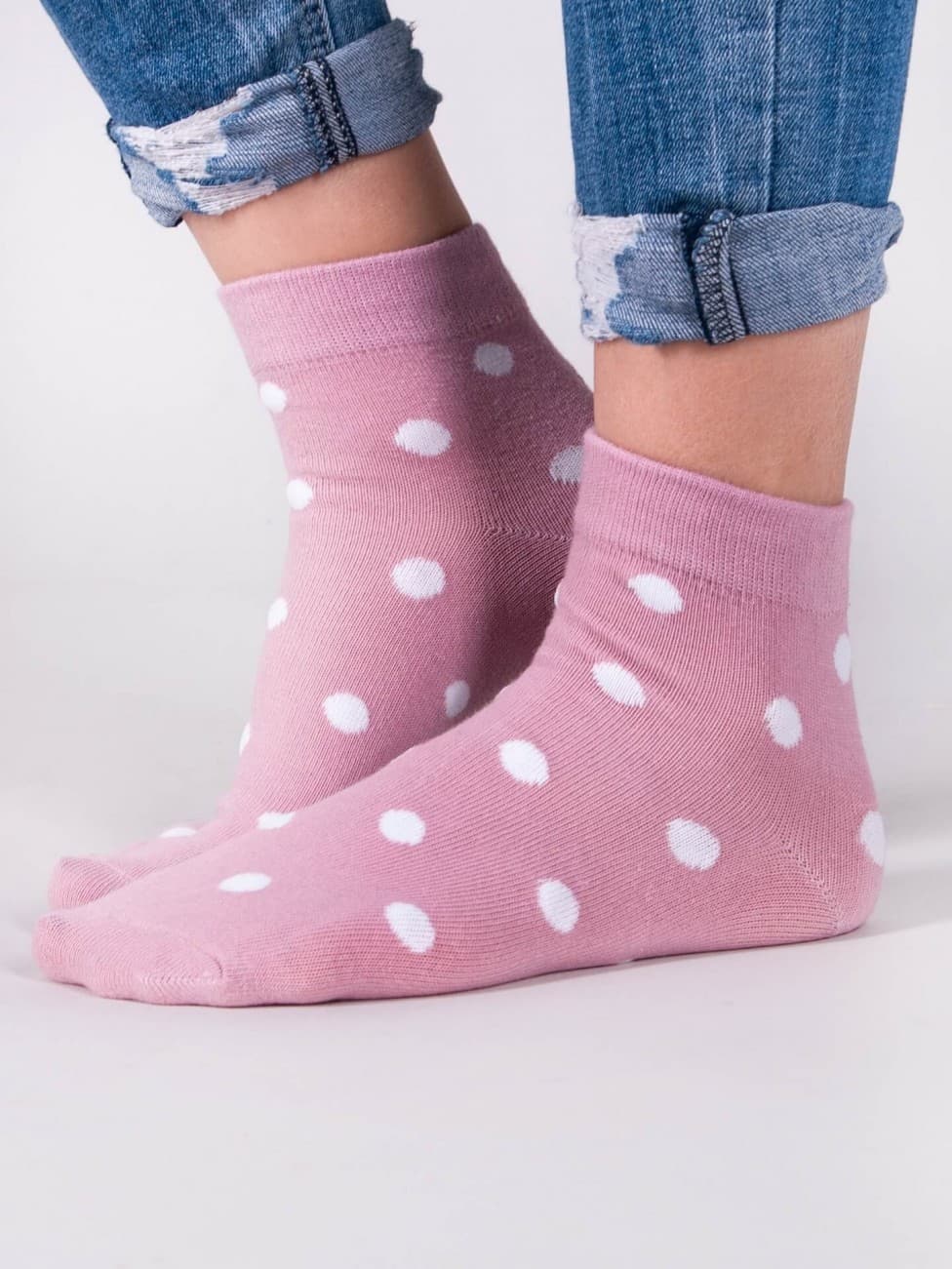 SKARPETY KRÓTKIE KOLOROWE SK-23 R.23-42