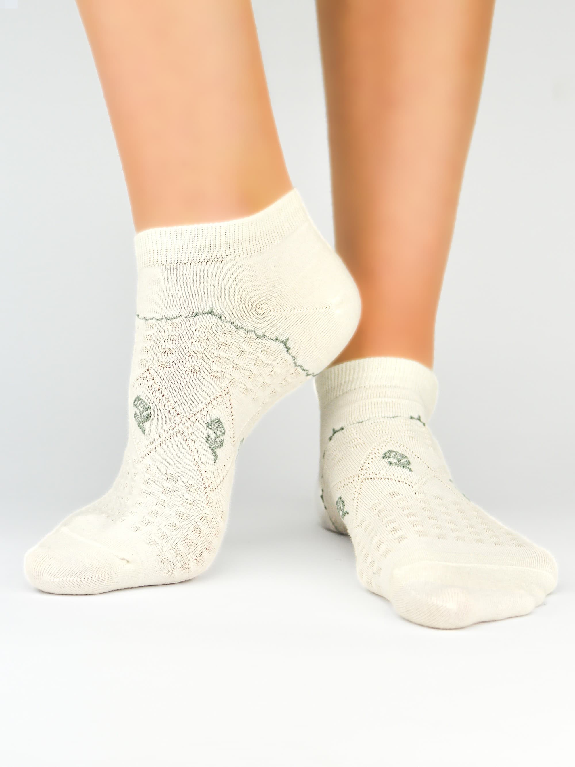 STOPKI DAMSKIE BAWEŁNIANE ST032