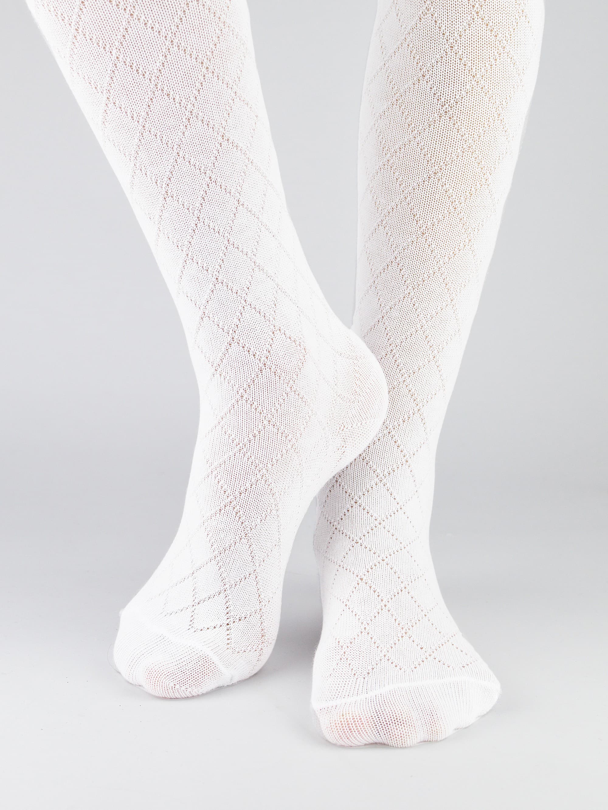 RAJSTOPY ŻAKARDOWE ROMBY RB010 R.80-98