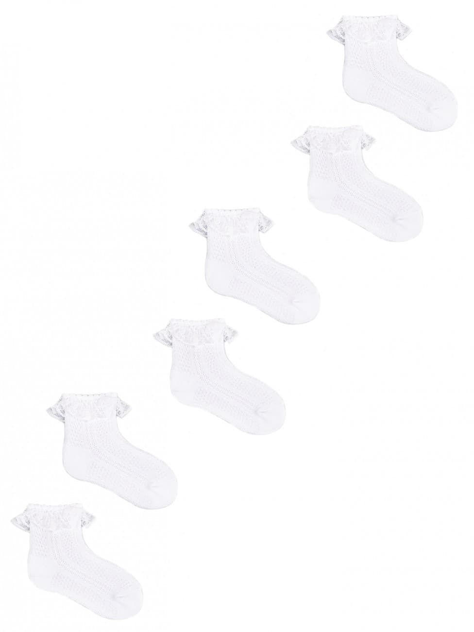 SKARPETY AŻUROWE FALBANKA SKL-0009