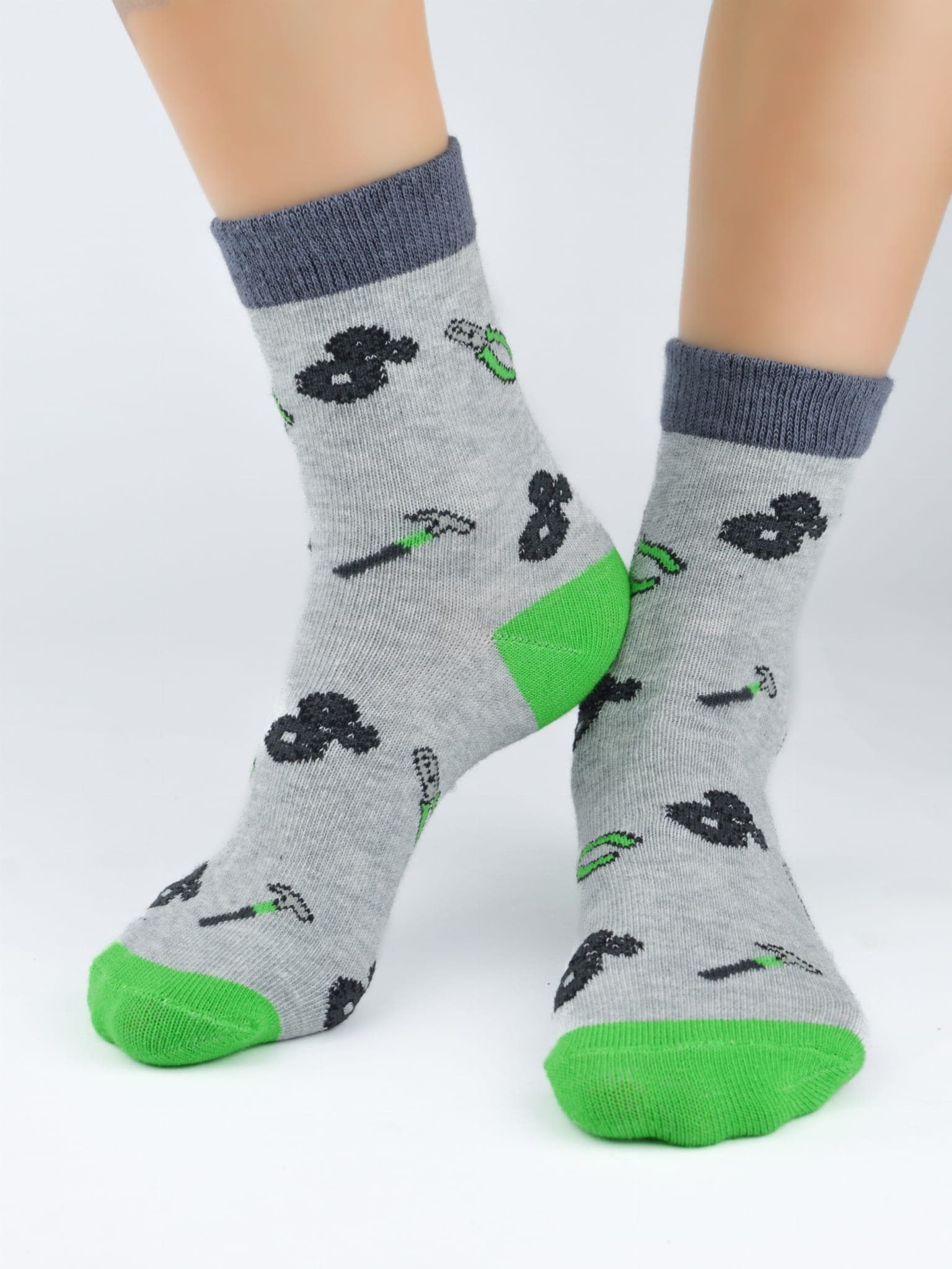 SKARPETY BAWEŁNIANE WZORZYSTE SB001