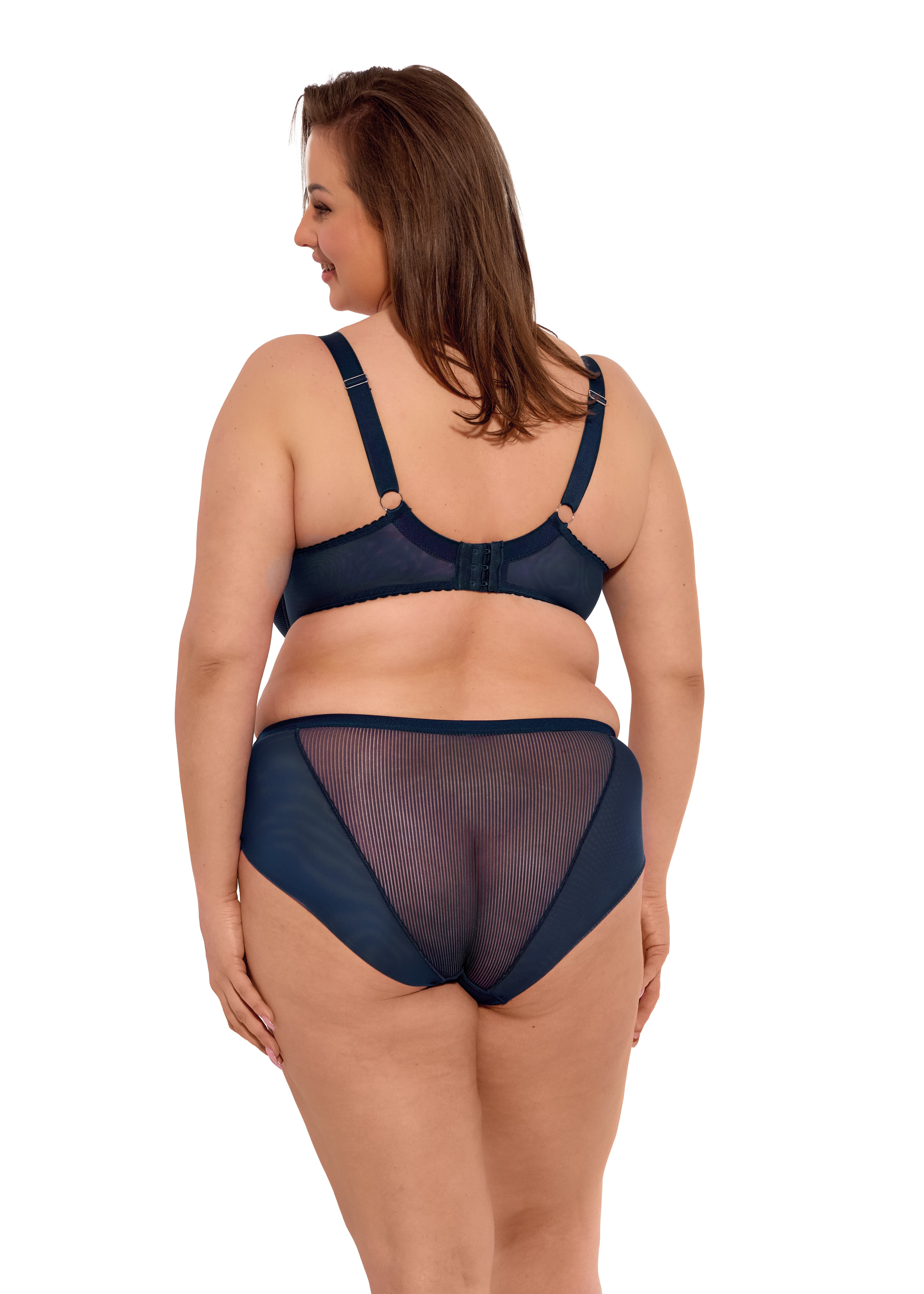 BIUSTONOSZ SEMI-SOFT SONIA MAXI BSM 1058 GRANATOWY