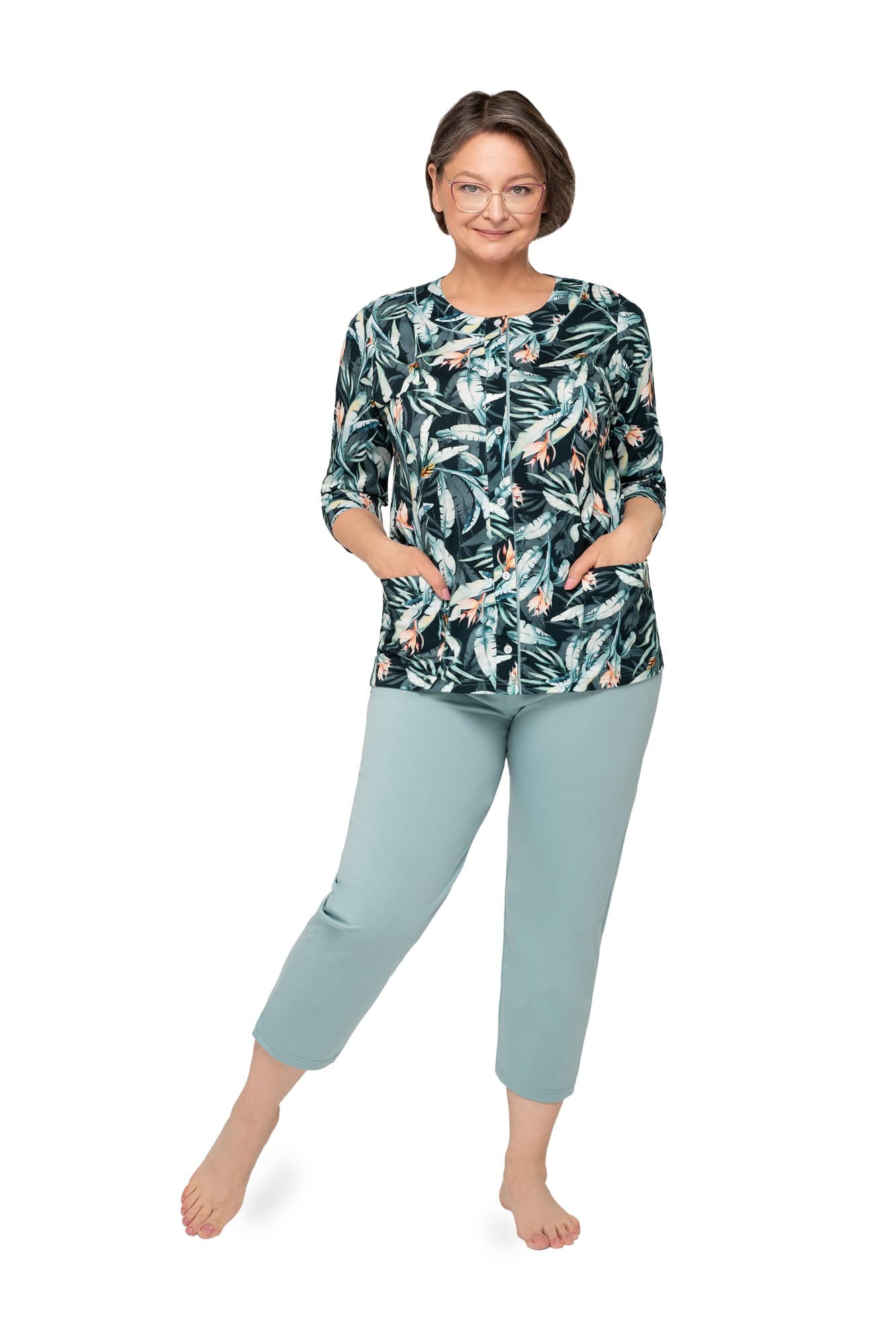 PIŻAMA DAMSKA MARIA II 201 3/4 R