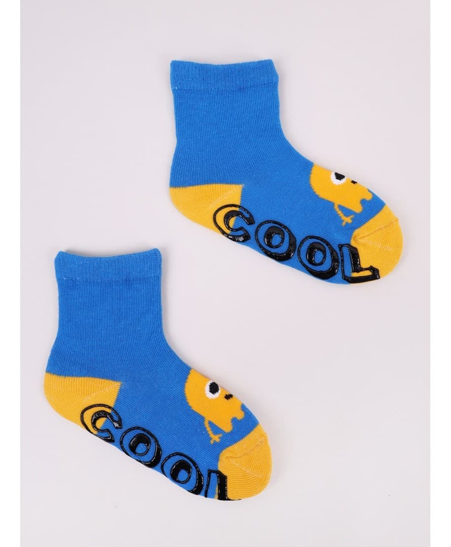 SKARPETY WZORZYSTE Z ABS SKA-0003