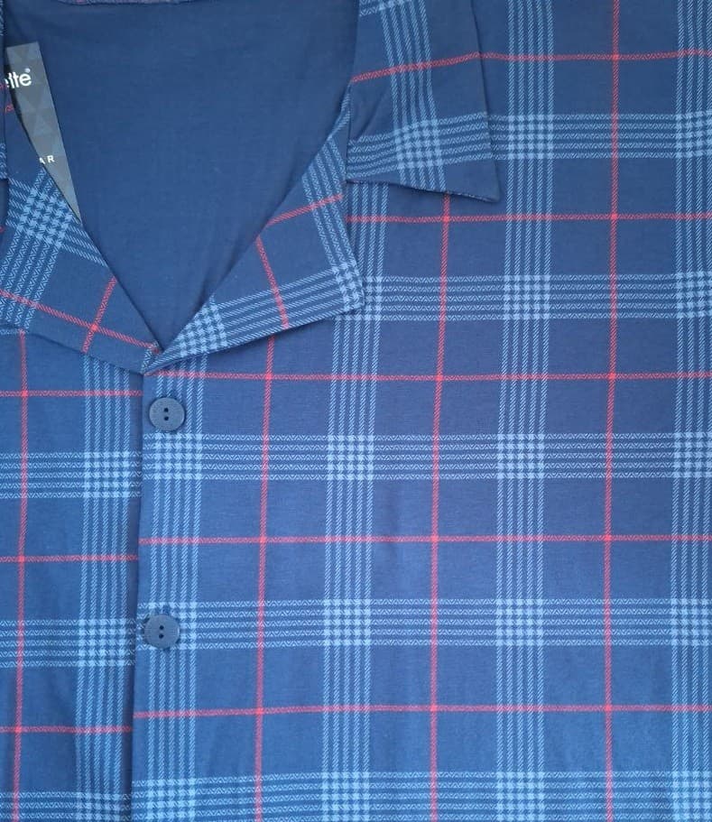 PIŻAMA MĘSKA 318 MIX KR R.3XL-5XL