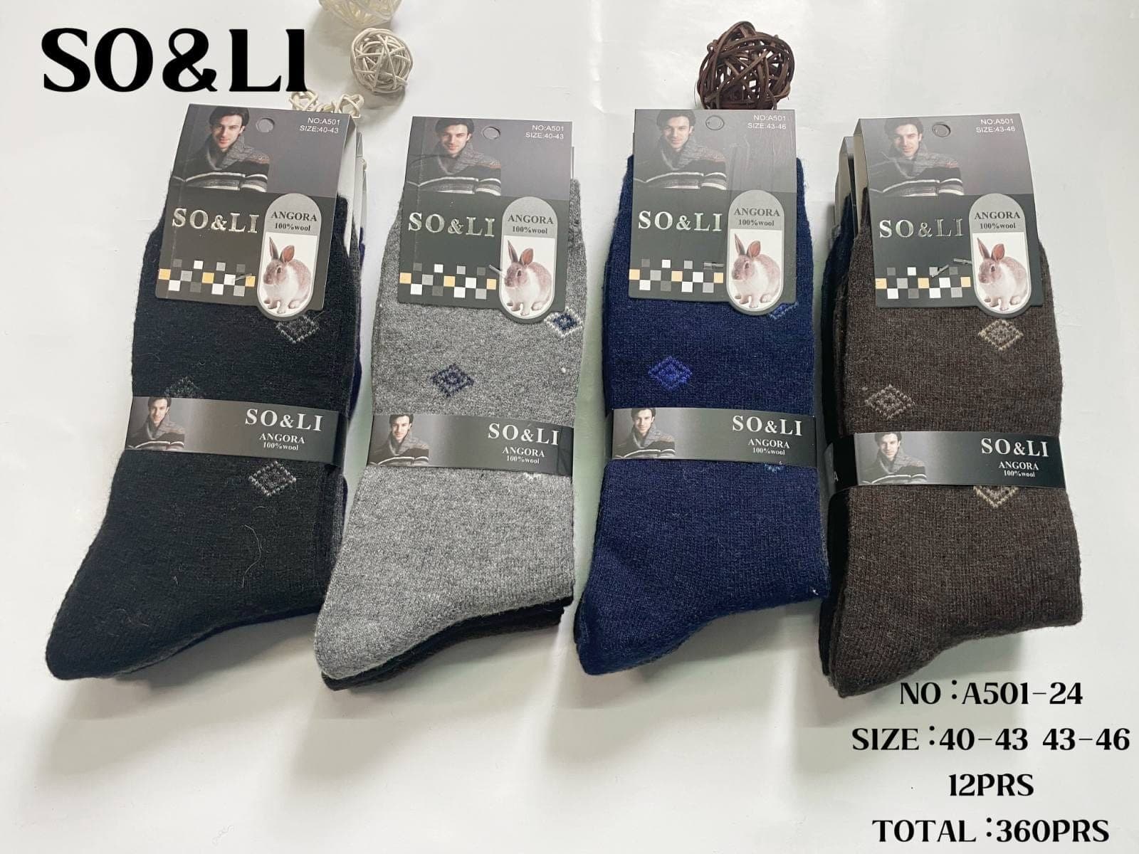 SKARPETY MĘSKIE ANGORA 001