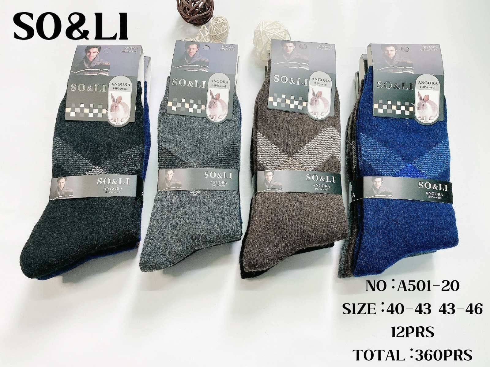 SKARPETY MĘSKIE ANGORA 001