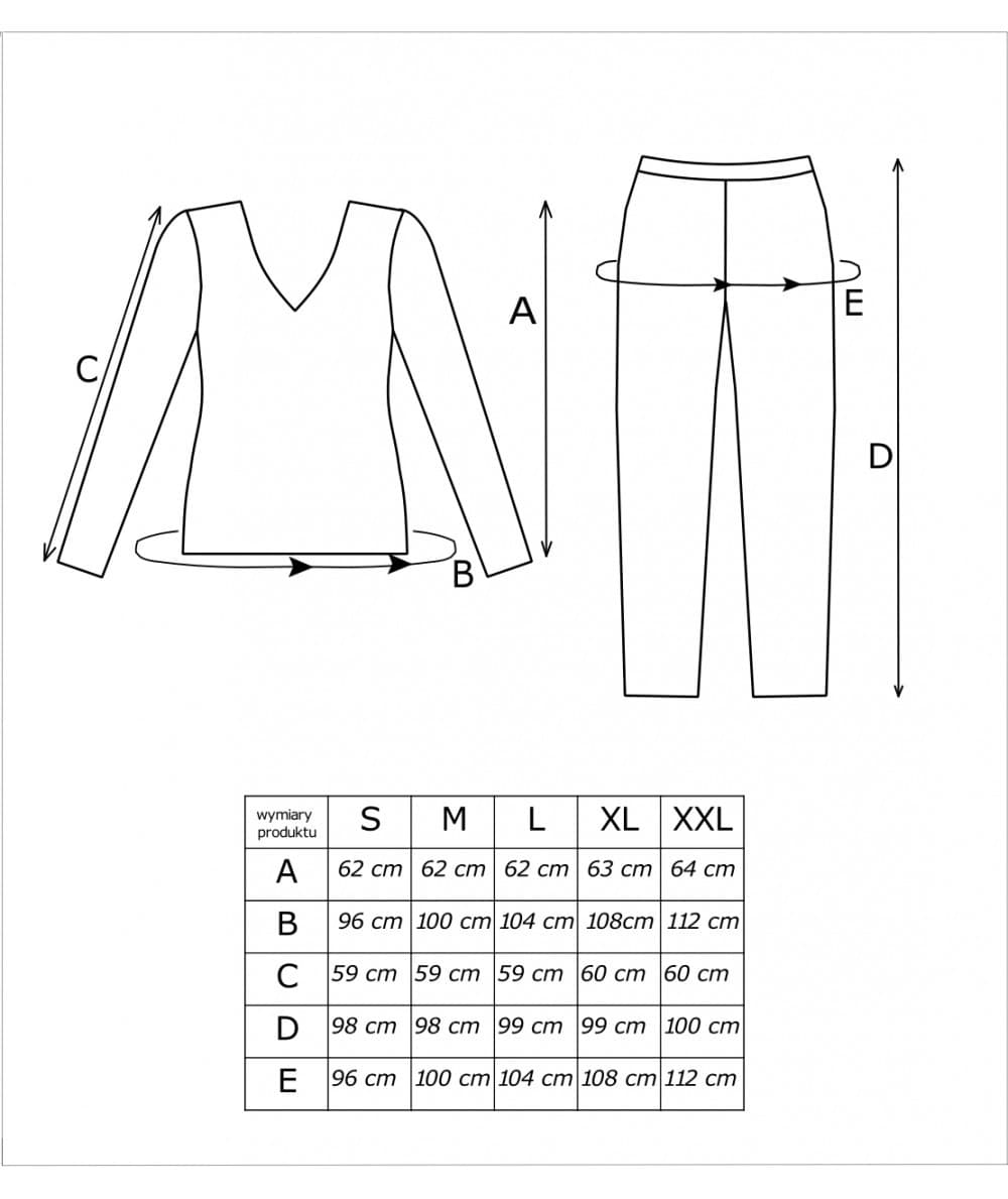 PIŻAMA DAMSKA ASTRID LONG