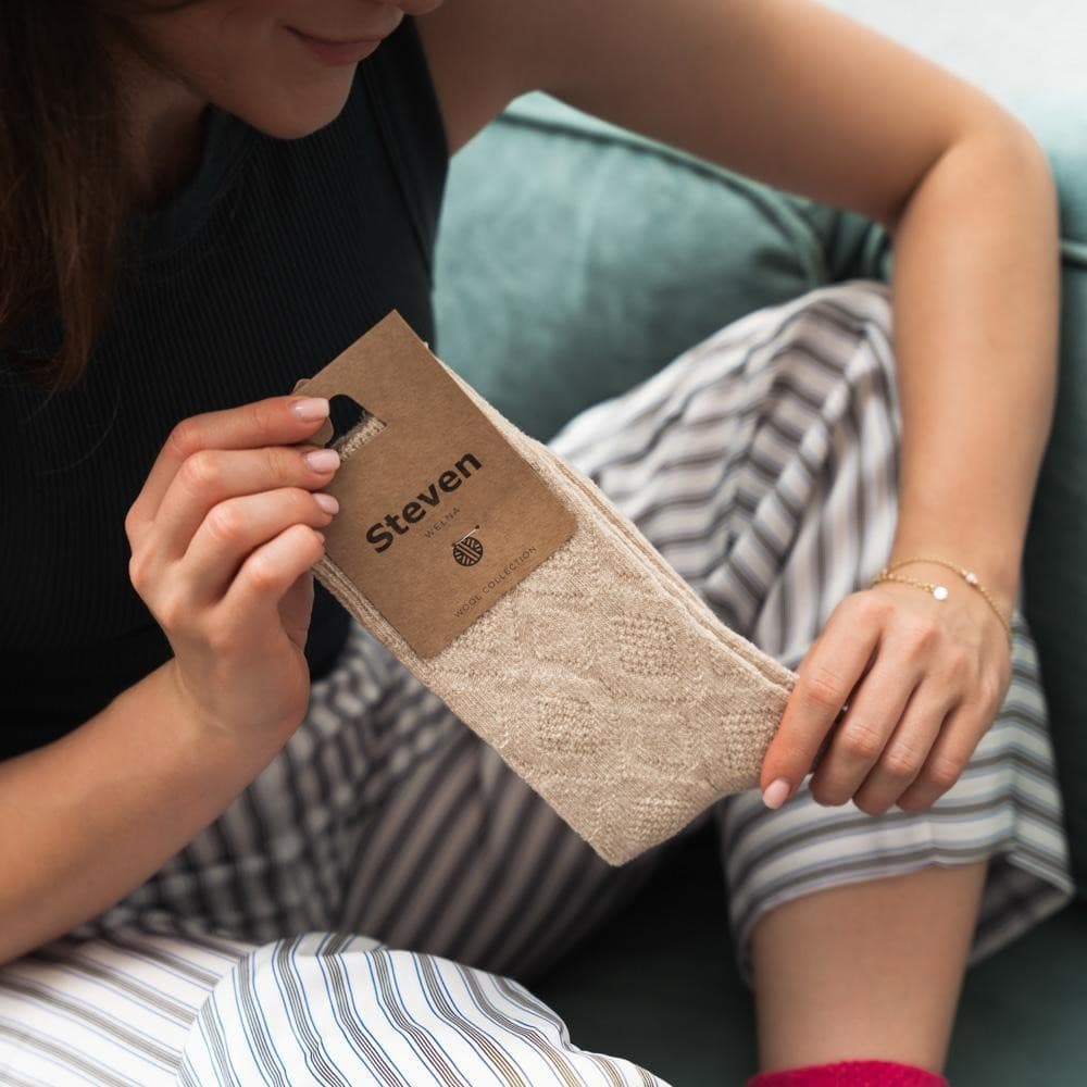 SKARPETY DAMSKIE WEŁNIANE 093