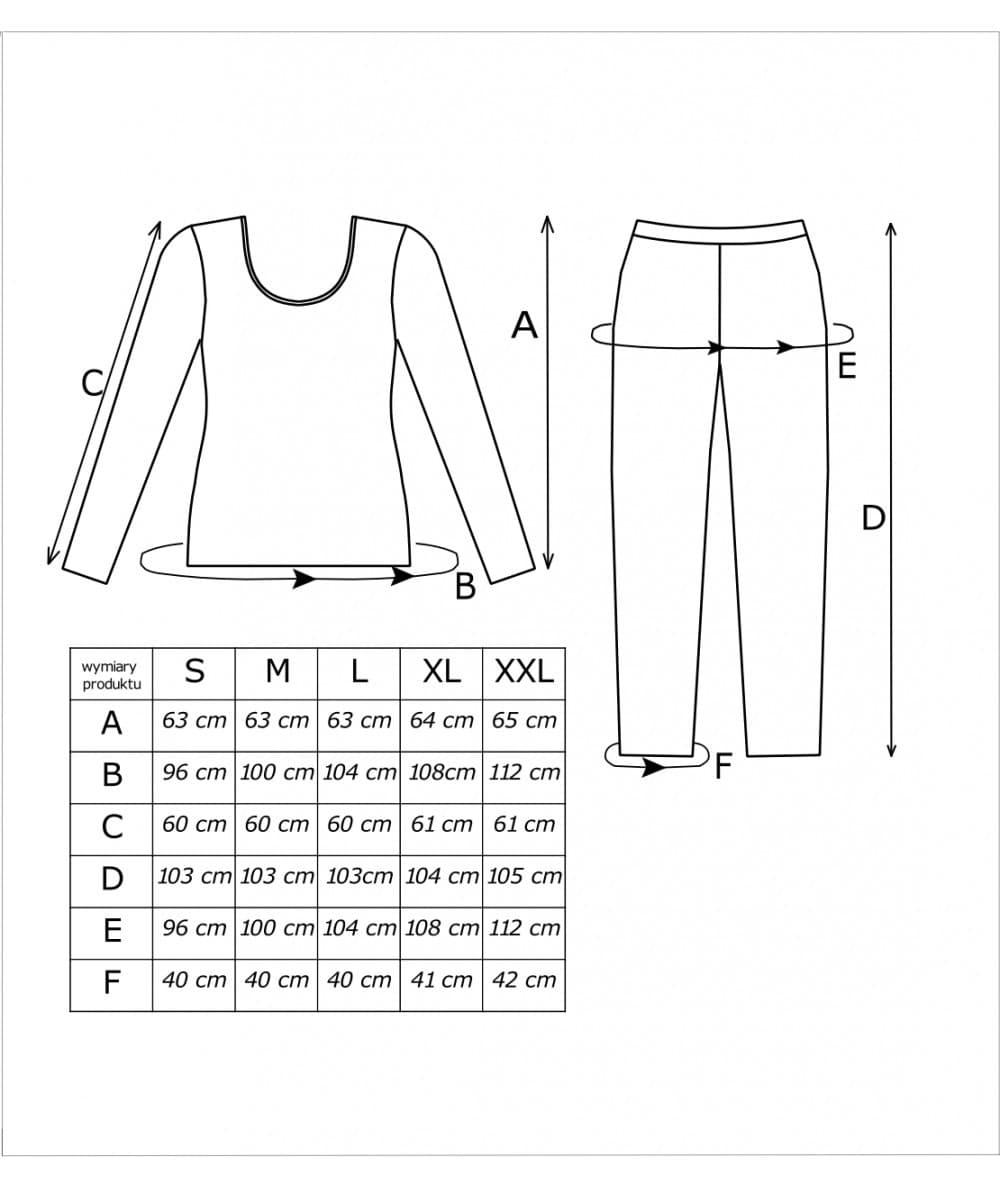 PIŻAMA DAMSKA HOHO LONG DR