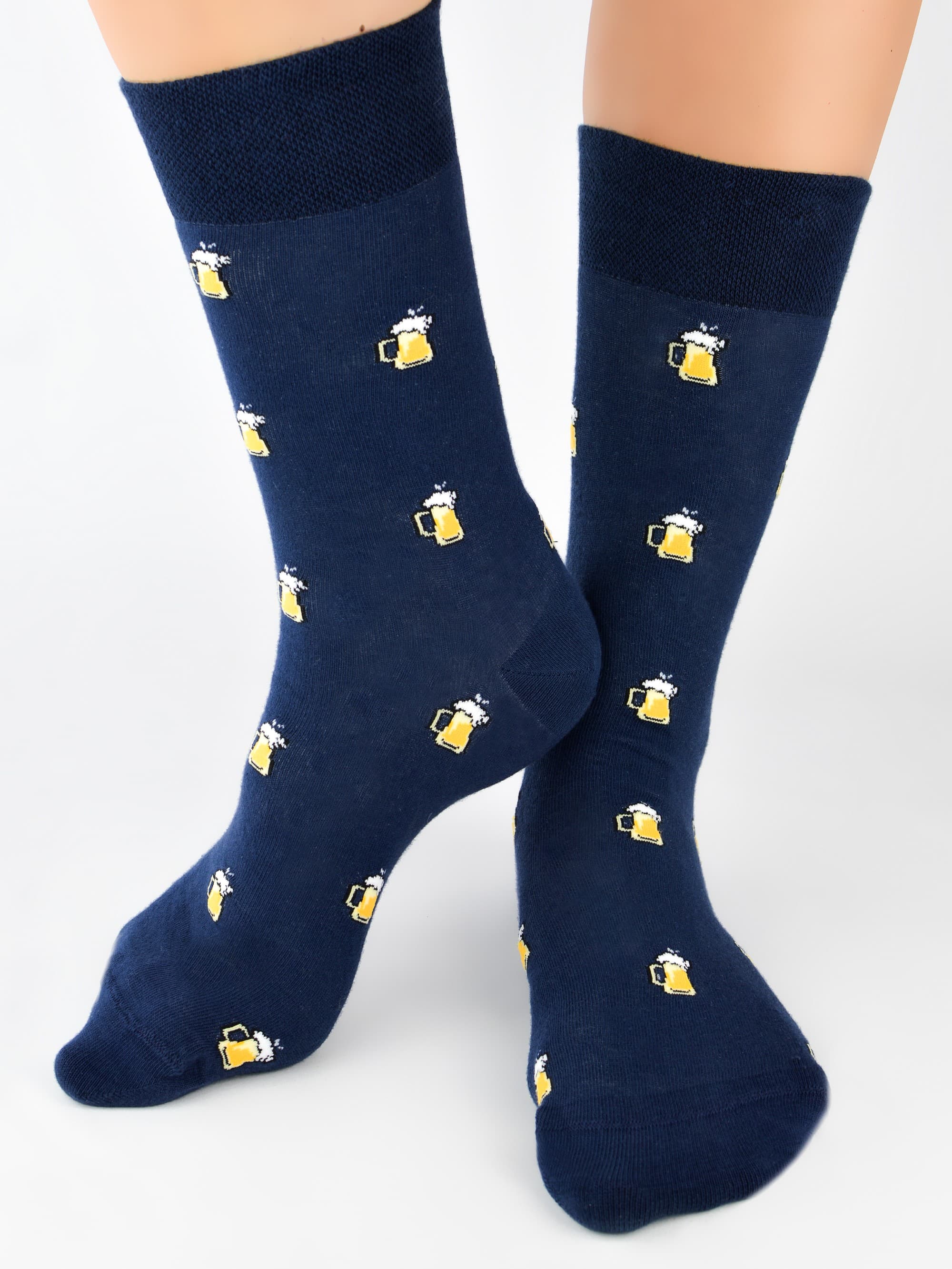 SKARPETY BAWEŁNIANE WZÓR PREMIUM SB002