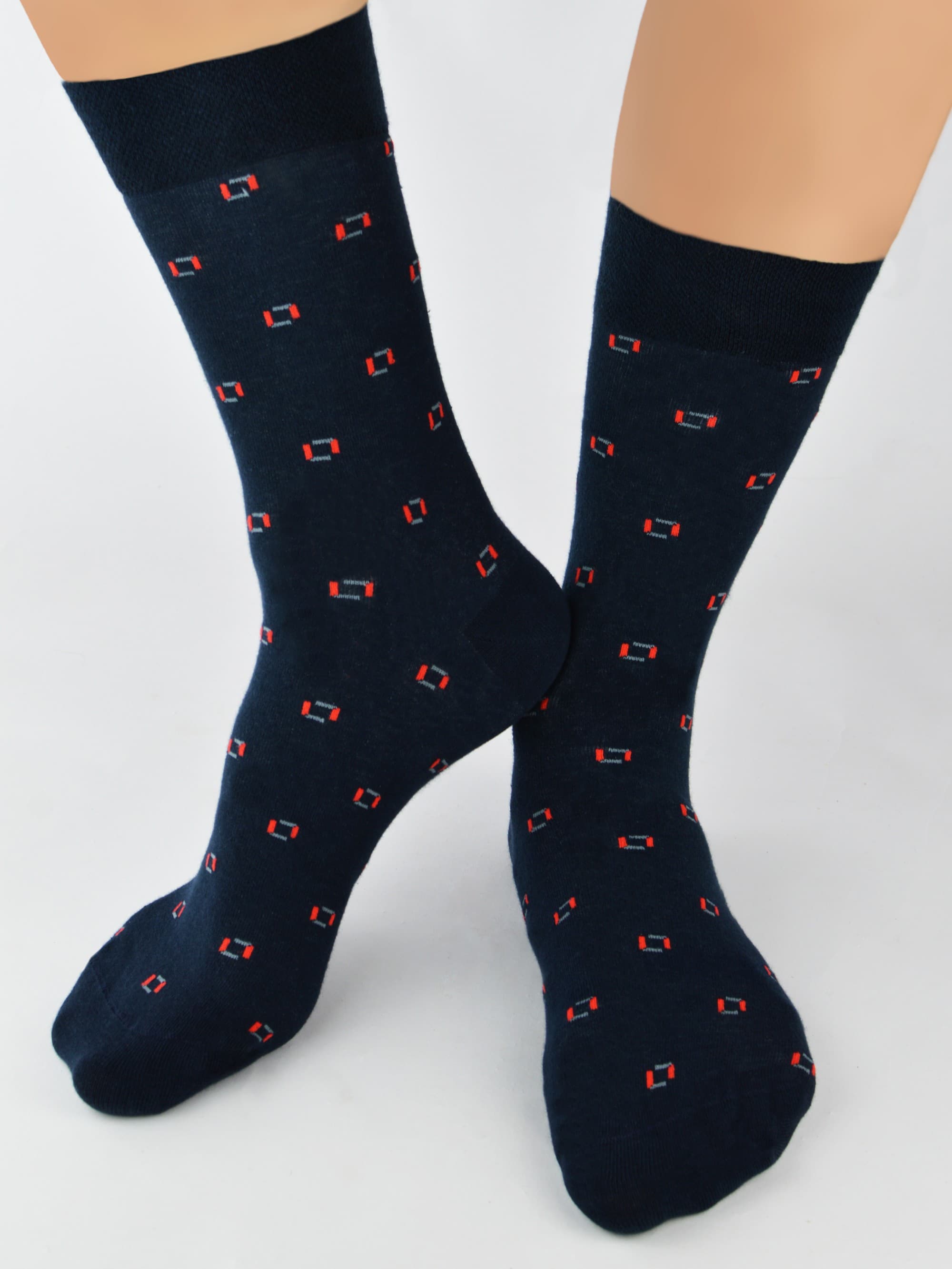 SKARPETY BAWEŁNIANE WZÓR PREMIUM SB002