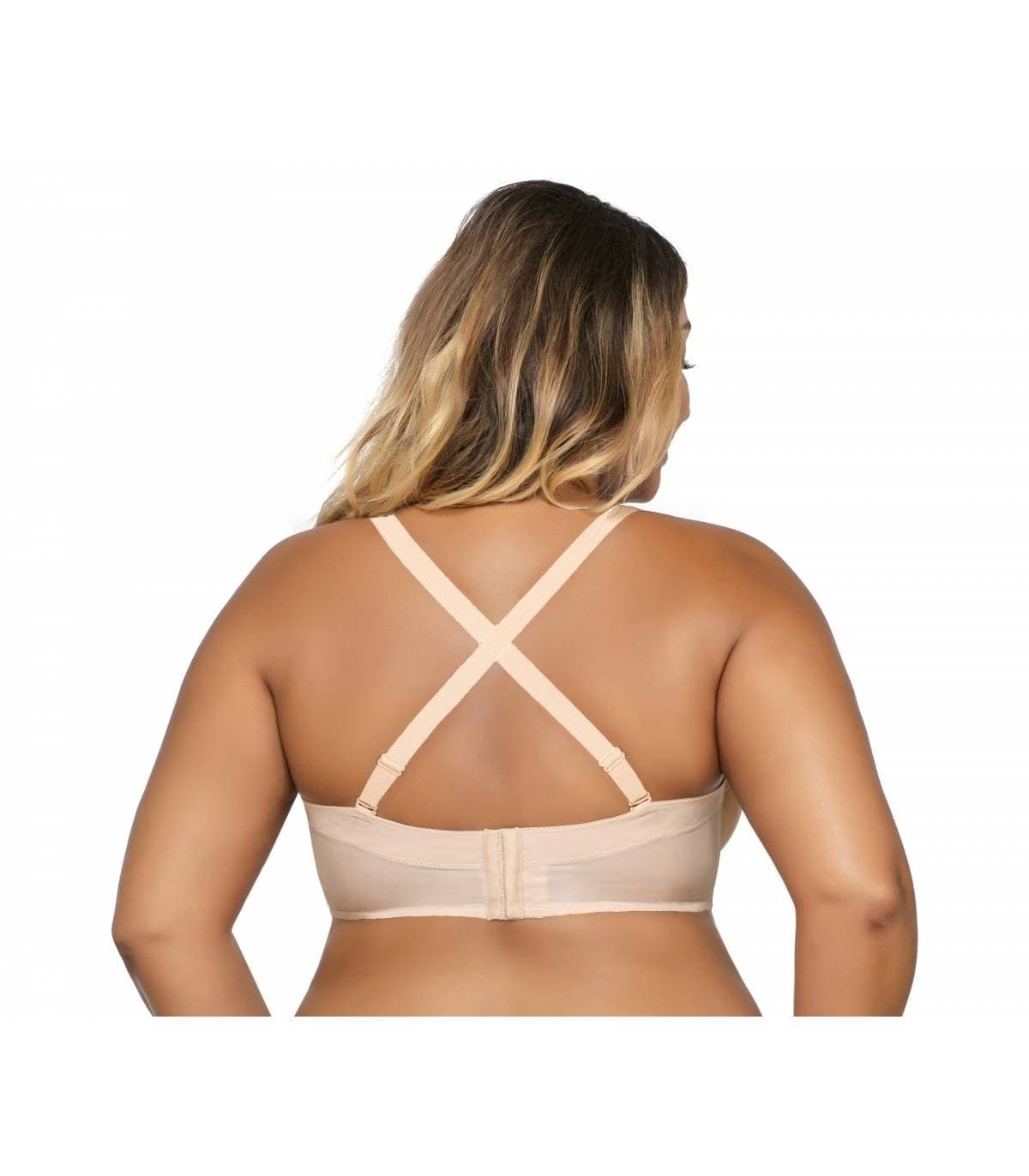 BIUSTONOSZ AV 1787 STRAPLESS MAXI BEŻ