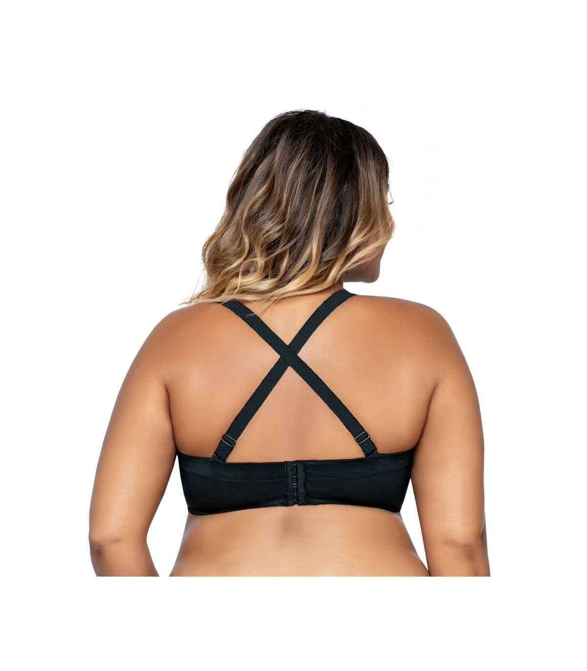 BIUSTONOSZ AV 1787 STRAPLESS MAXI CZARNY