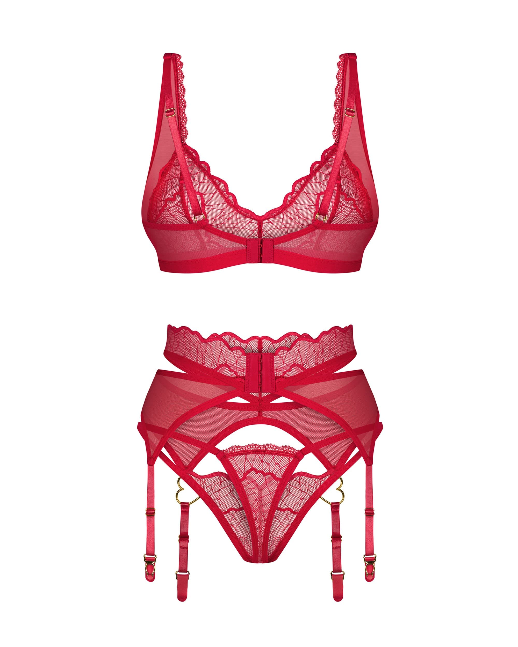 KOMPLET CUPIDE DESIR 3-CZĘŚCIOWY