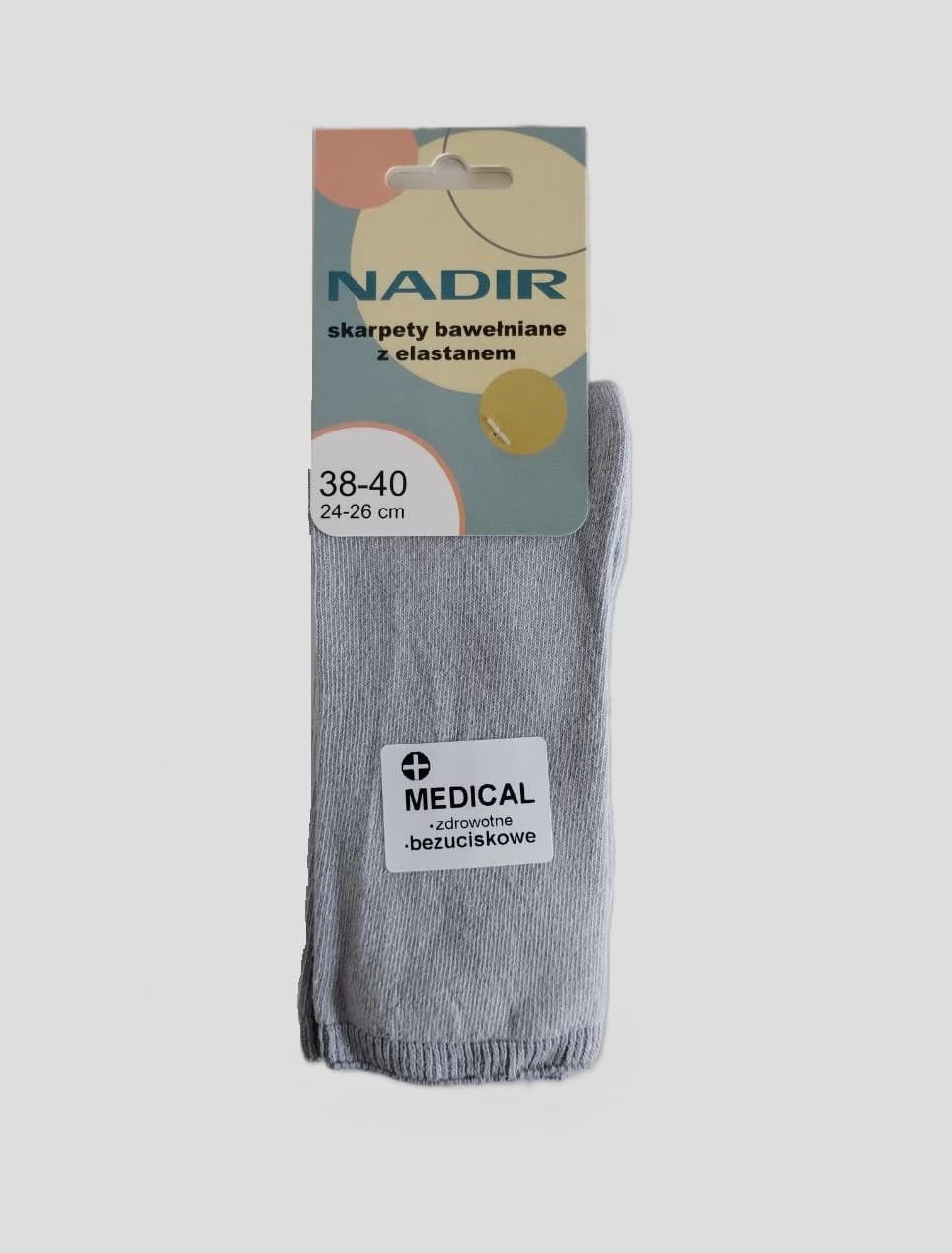 SKARPETY BEZUCISKOWE Z ELASTANEM