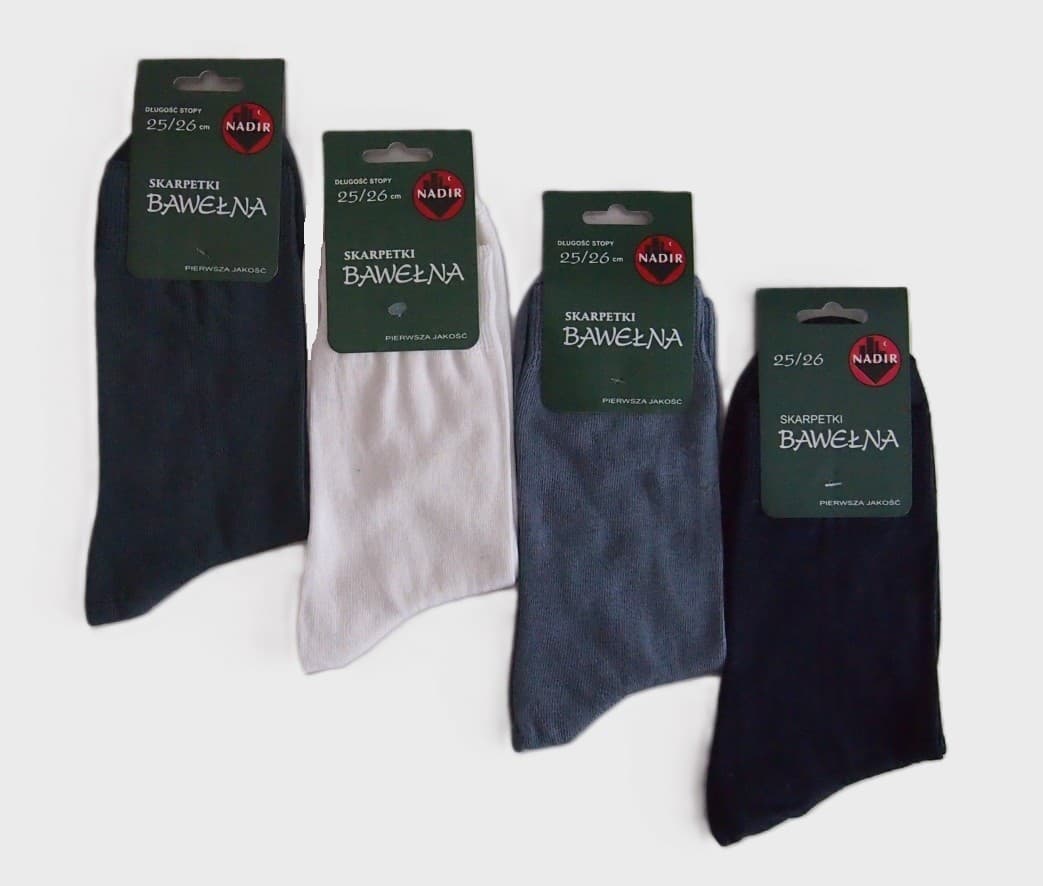 SKARPETY MĘSKIE BAWEŁNA R.39-47