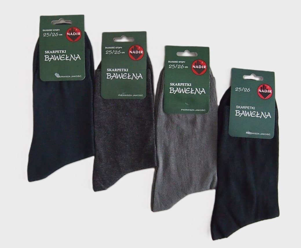 SKARPETY MĘSKIE BAWEŁNA R.39-47