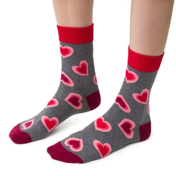 SKARPETKI WALENTYNKOWE DAMSKIE 136