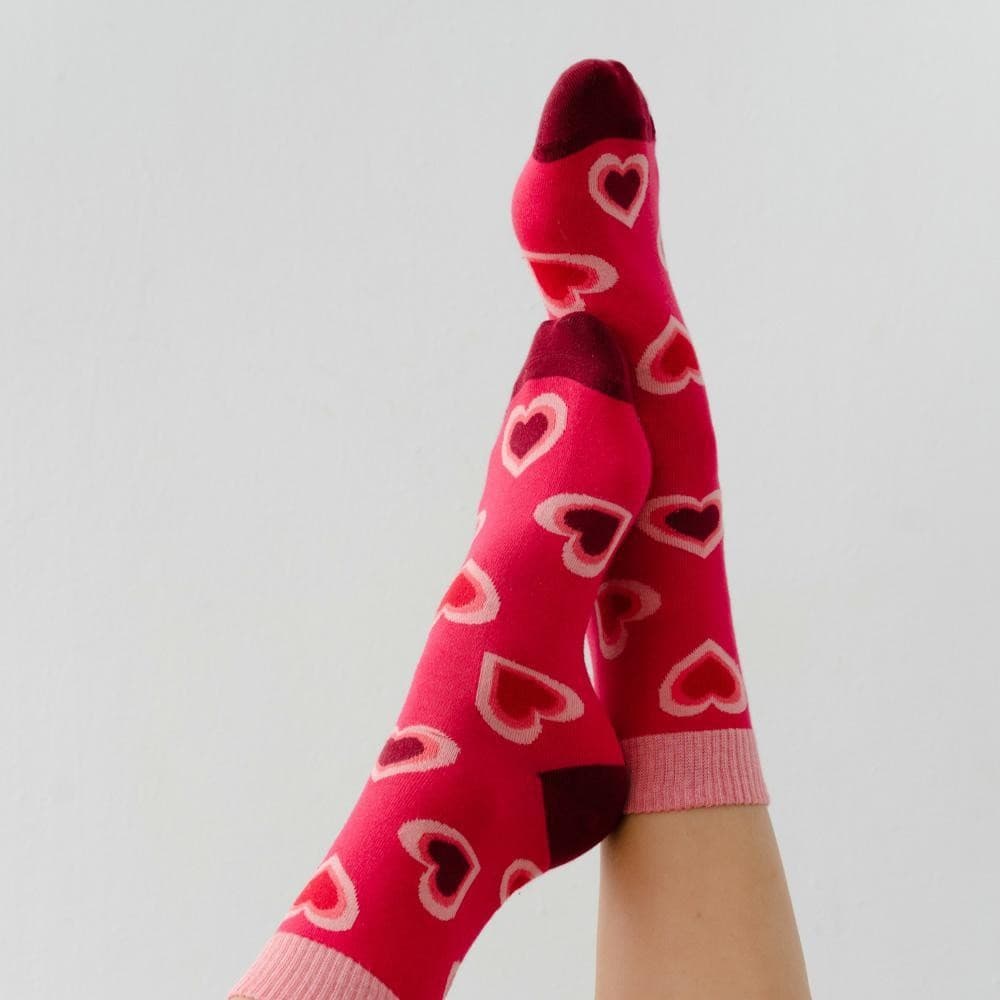 SKARPETKI WALENTYNKOWE DAMSKIE 136