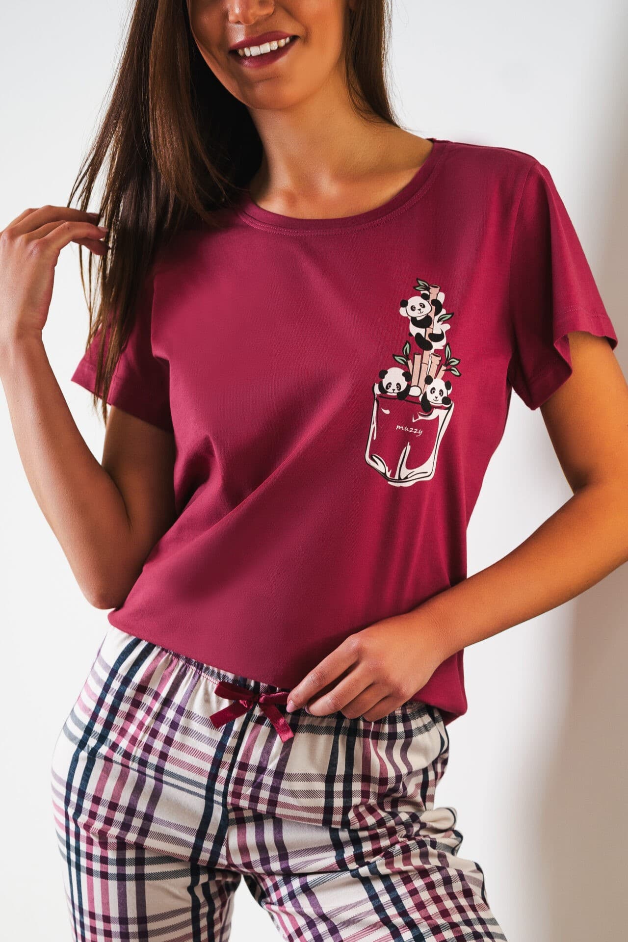 PIŻAMA DAMSKA PANDY KR