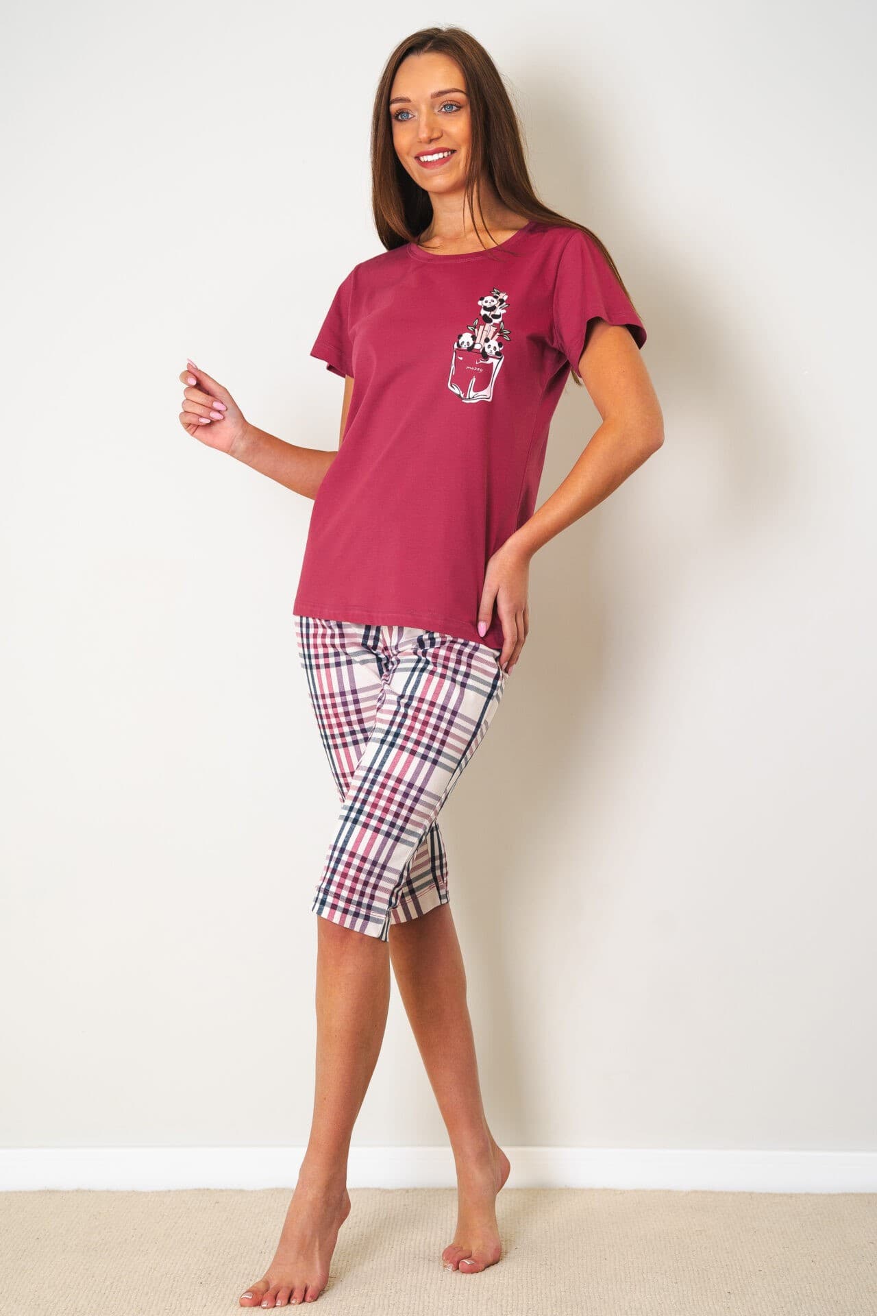 PIŻAMA DAMSKA PANDY KR