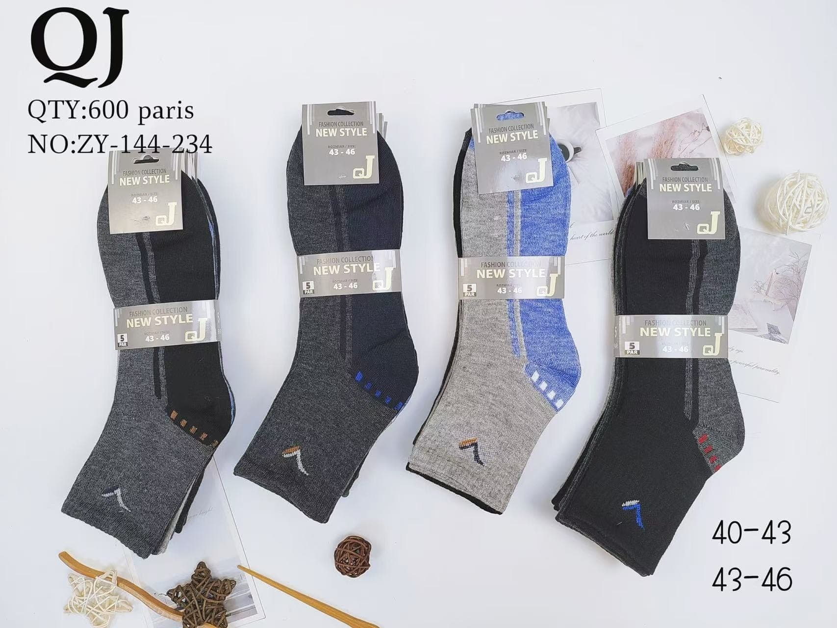 SKARPETKI MĘSKIE 3/4 010