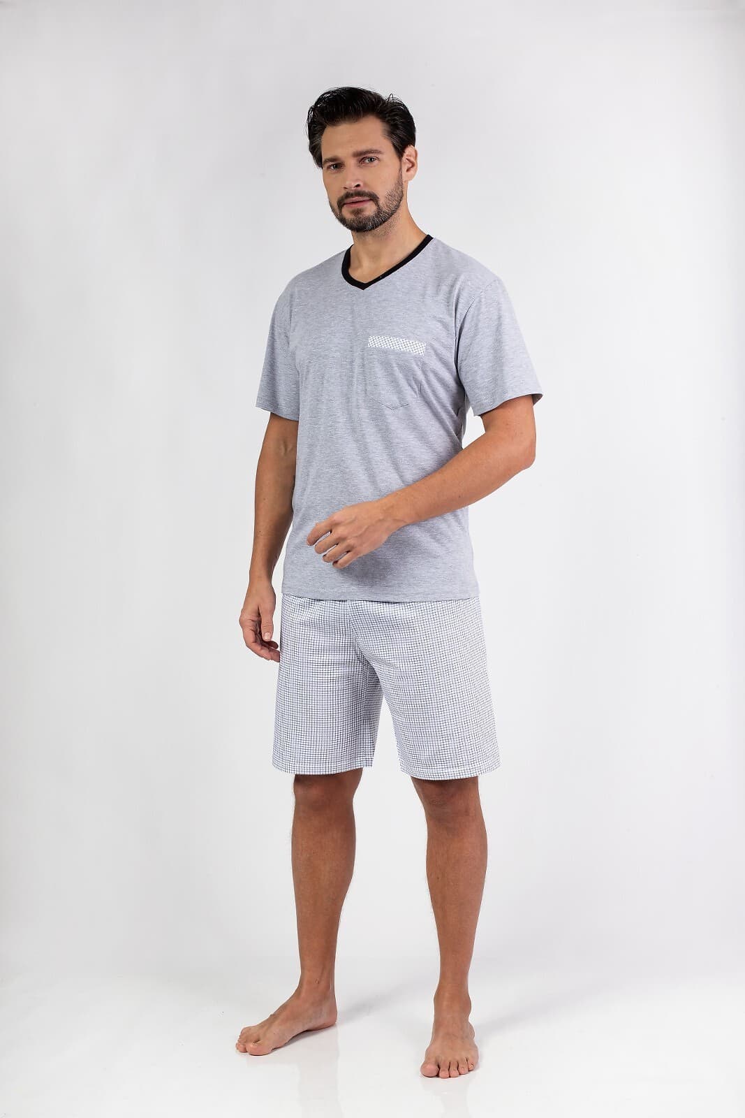 PIŻAMA MĘSKA 482 KR R.2XL-4XL