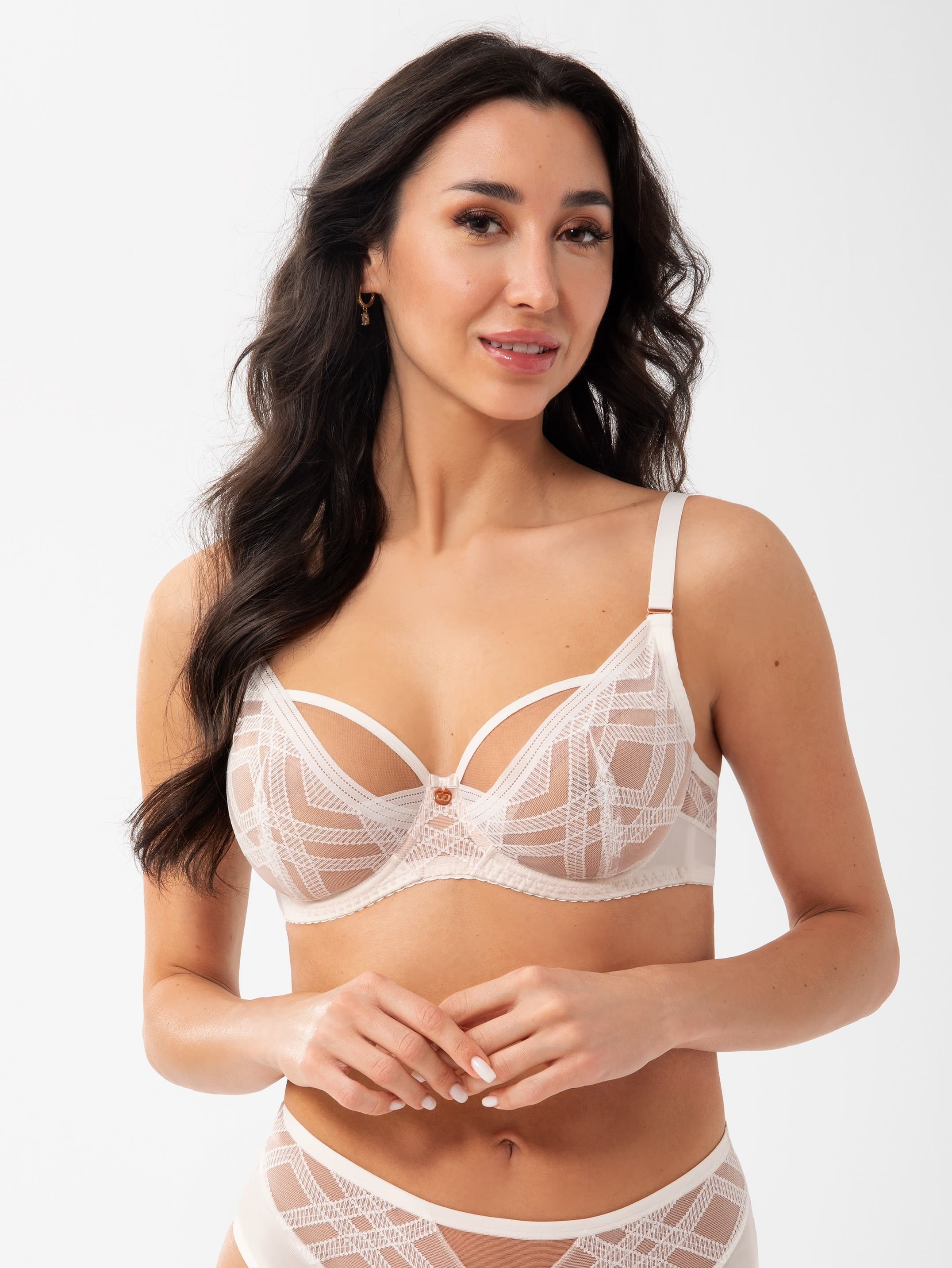 BIUSTONOSZ ESTELLE K897 ŚMIETANOWY