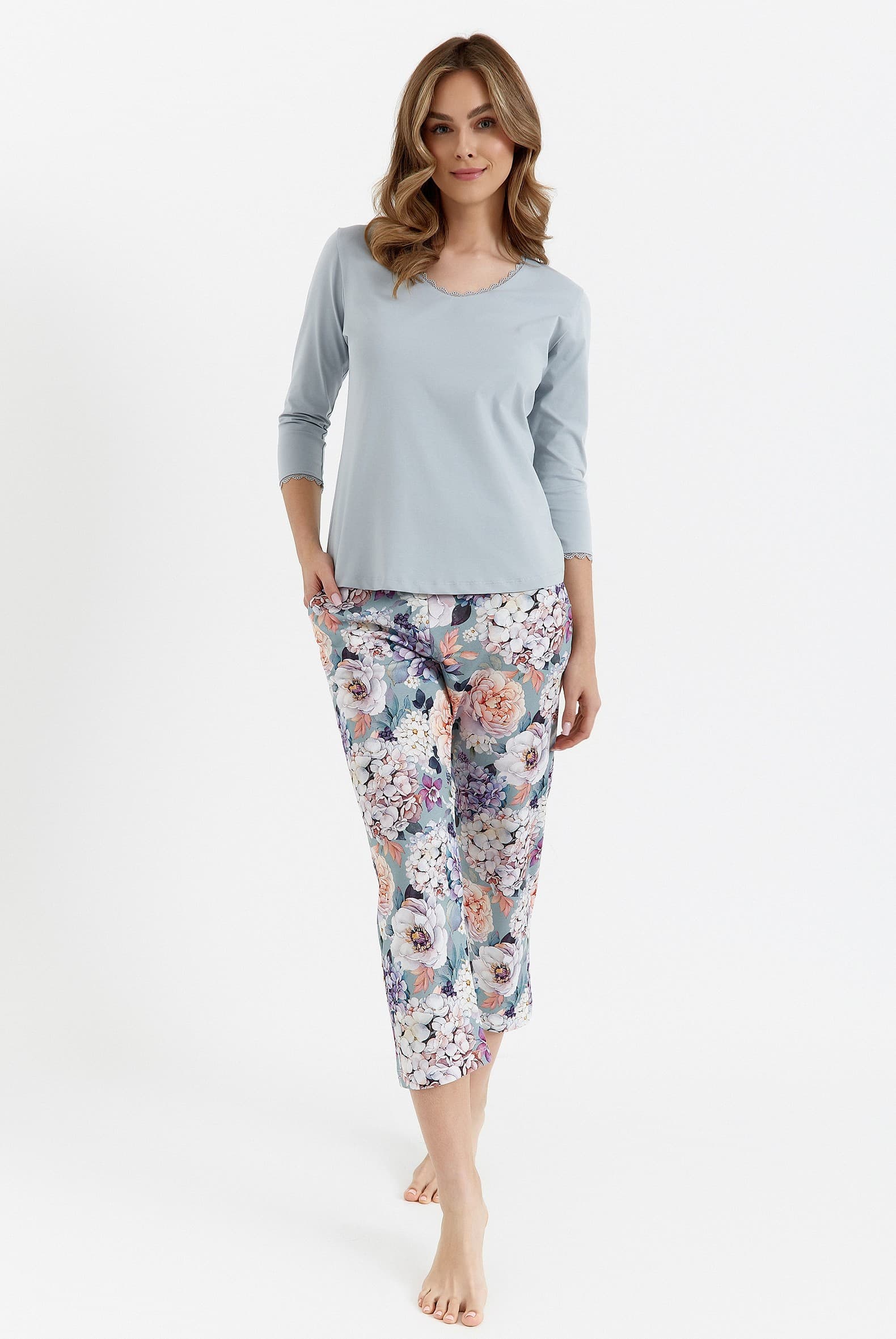 PIŻAMA DAMSKA 464 3/4 R