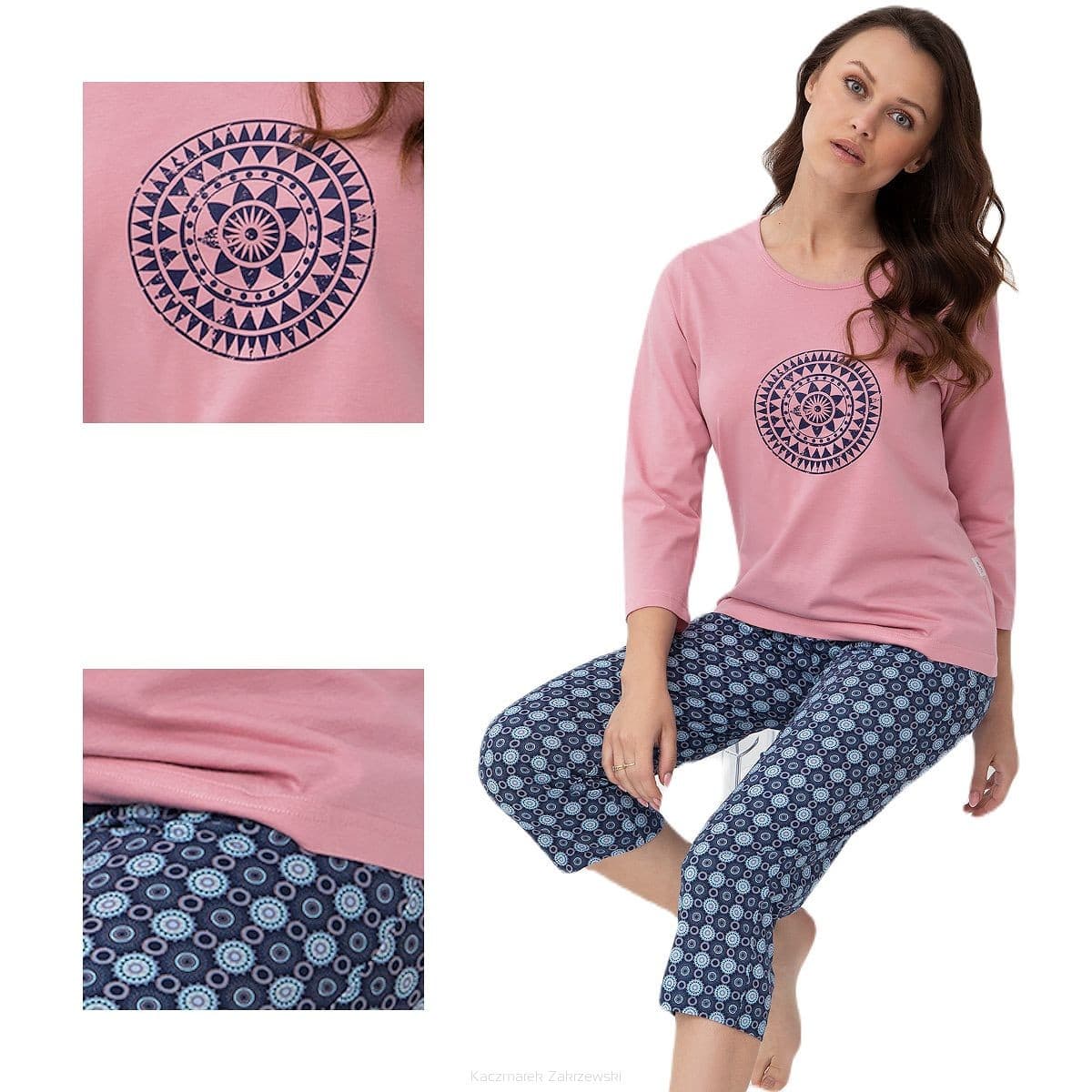 PIŻAMA DAMSKA 331 3/4 R